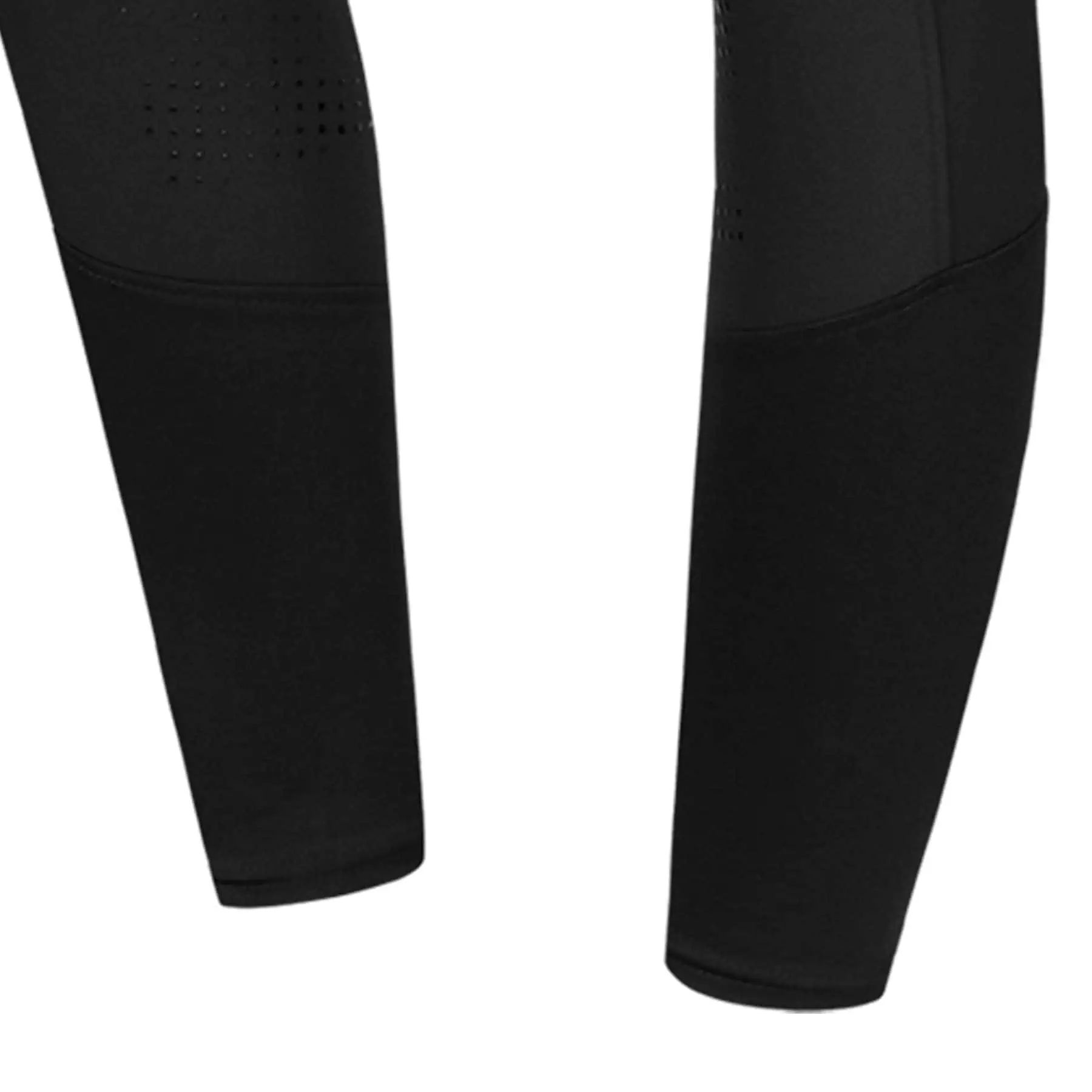 Pantalon d'équitation thermique Mina ELT, fond intégral silicone, noir D38