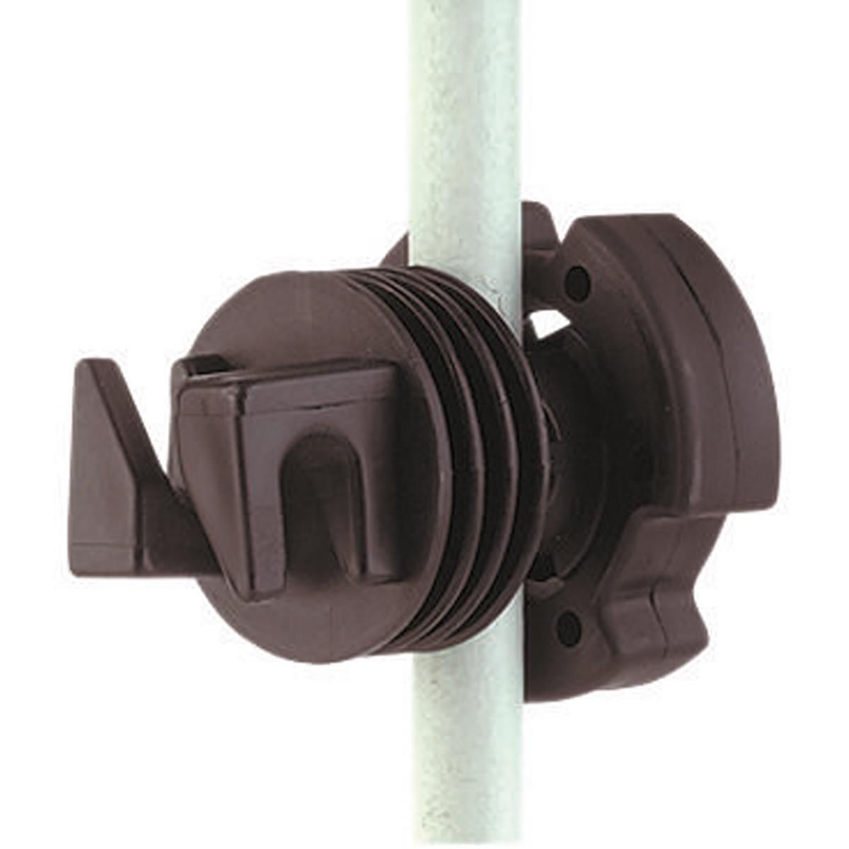 Schraubisolator für Litze, Draht, Detailansicht, Isolator