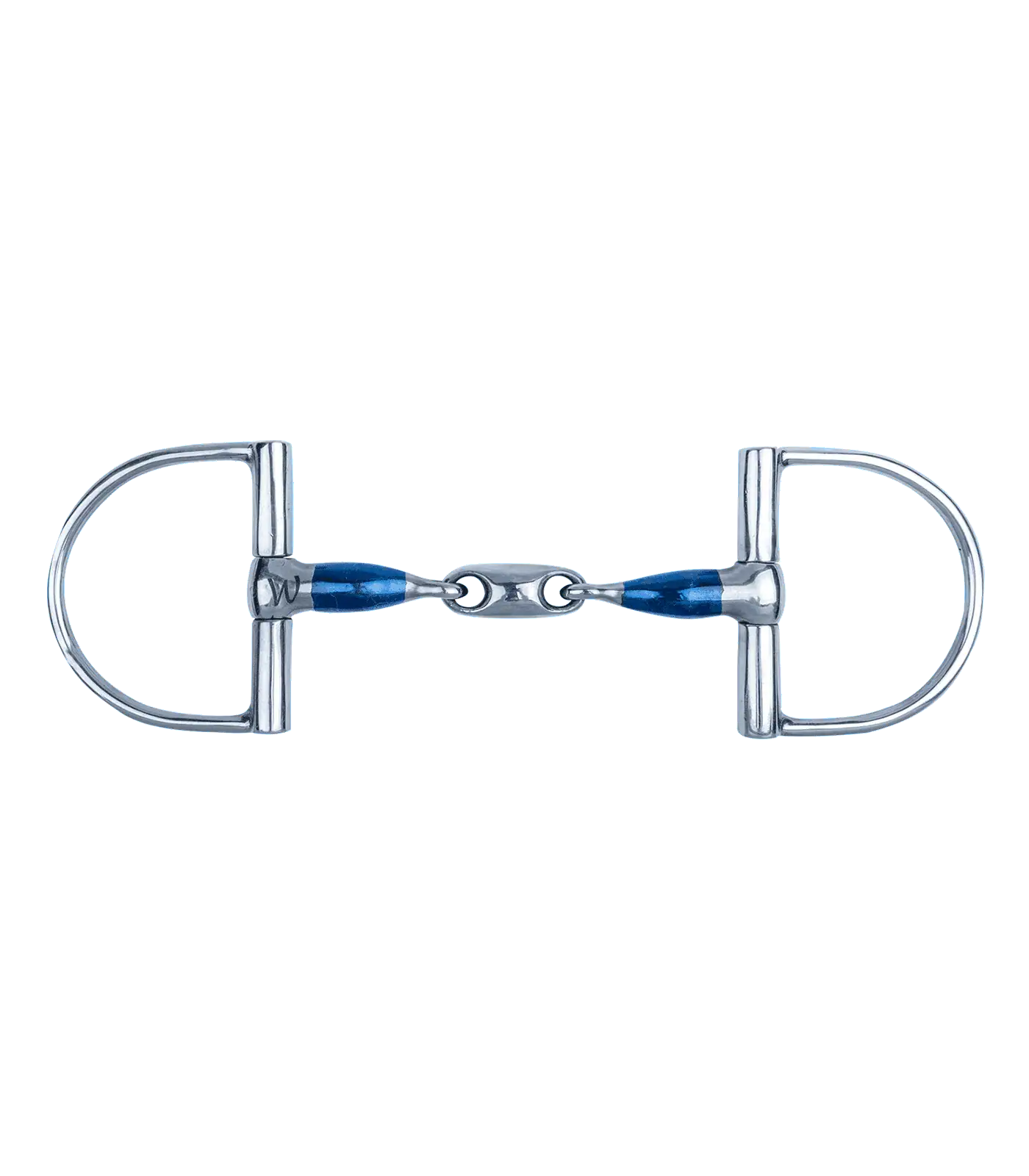 Imboccatura Waldhausen Sweet Iron con anello D, snodo doppio, anatomica