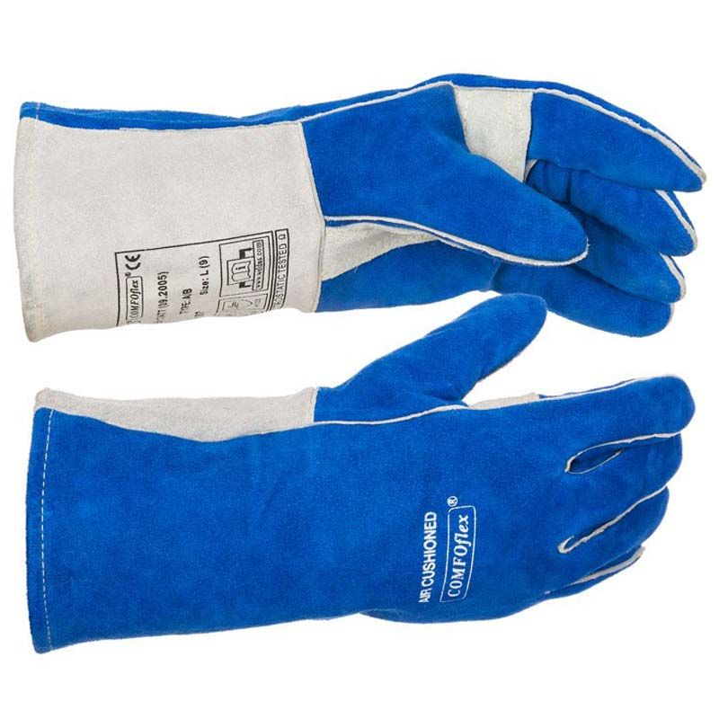 Elmag 5-Finger-MIG/MAG/MMA-Schweißerhandschuh, loses Produkt