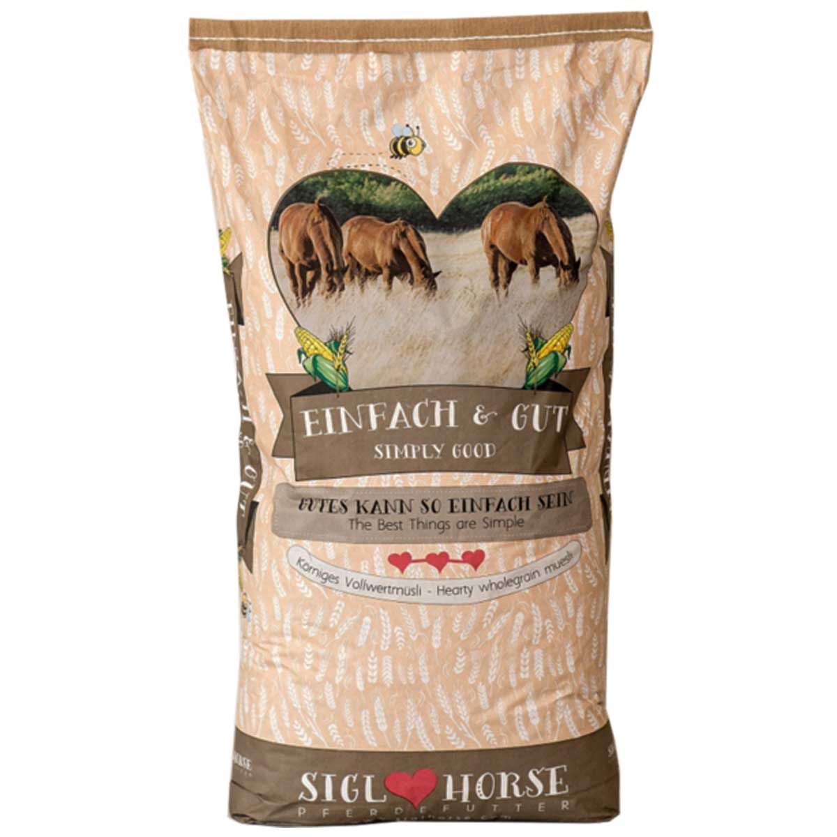 Siglhorse Einfach & Gut Muesli per cavalli con cereali integrali