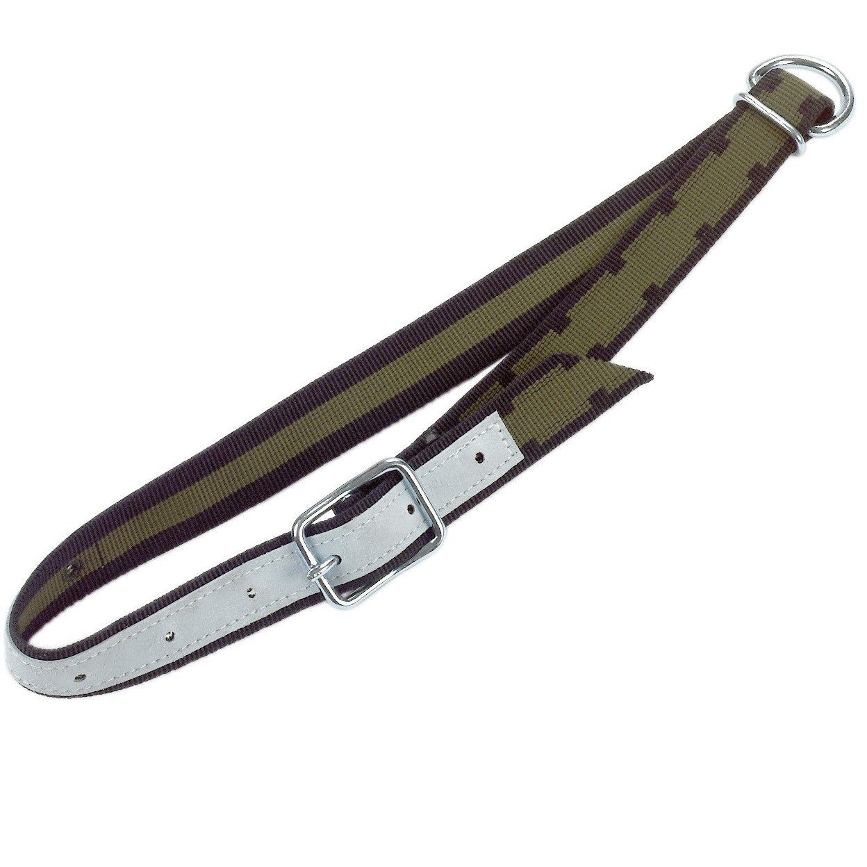 Kerbl Curea gât pentru bovine cu verigă ovală și inel D 130x4cm