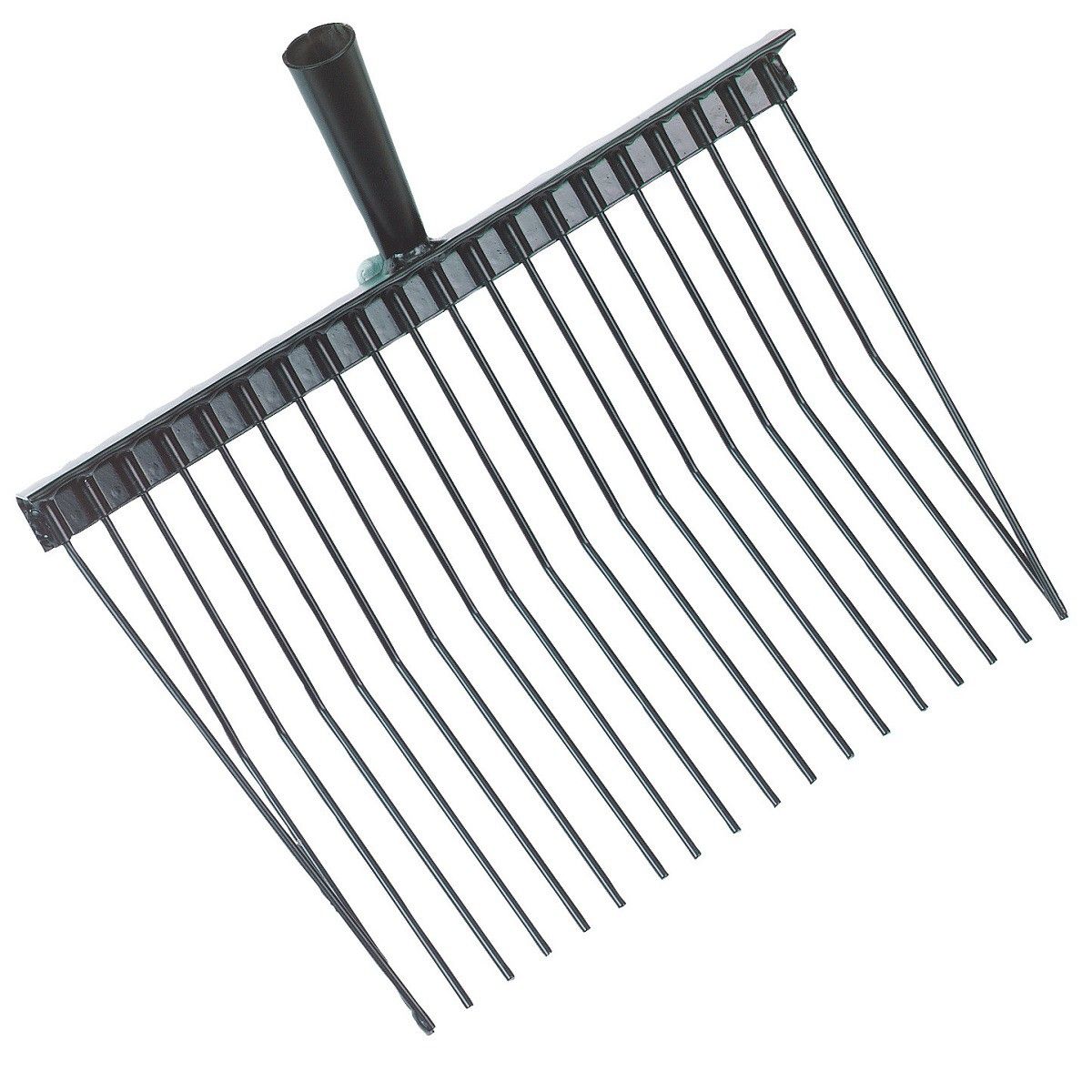 Fourche à fumier Kerbl en métal, 20 dents avec douille à ressort
