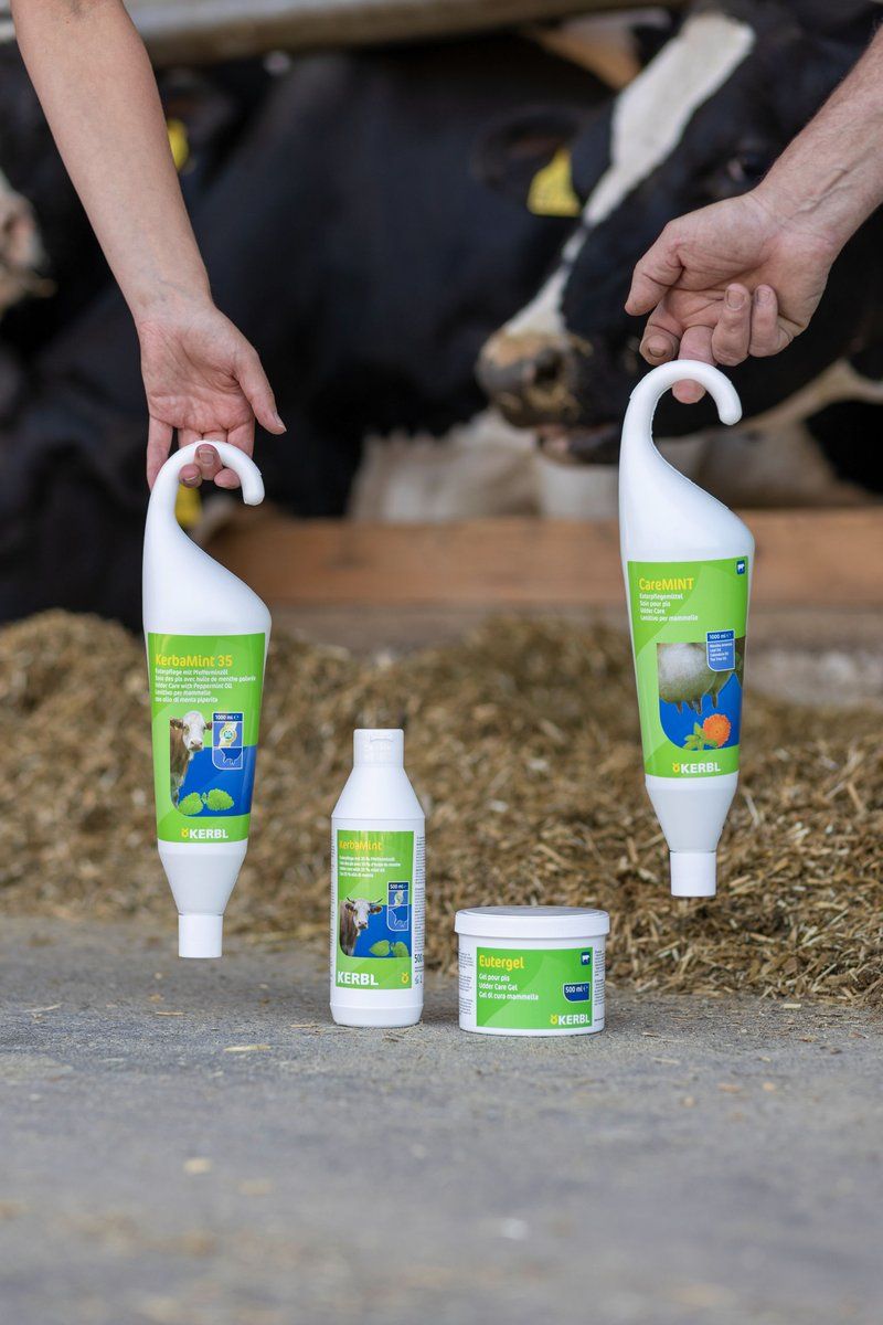 Kerbl KerbaMINT 35 Udder Care Gel with Peppermint Oil, Bottle 500 ml