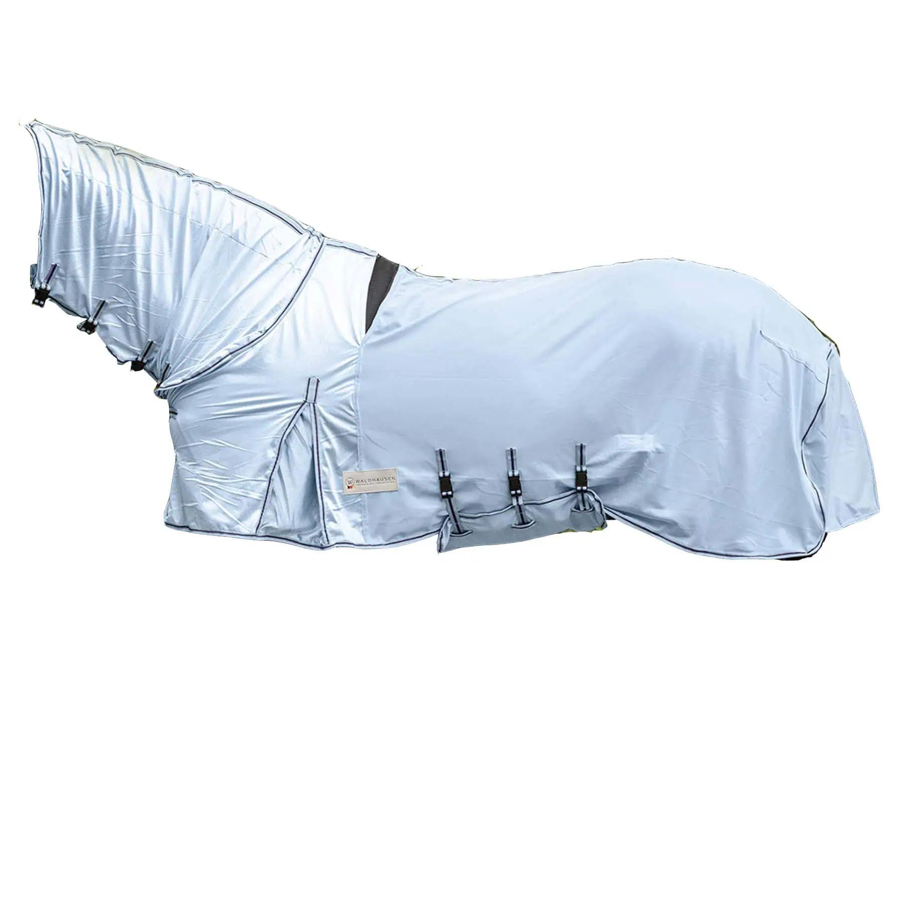Waldhausen Ekzemer-Fliegendecke Protect, hellblau/dunkelblau, 135 cm
