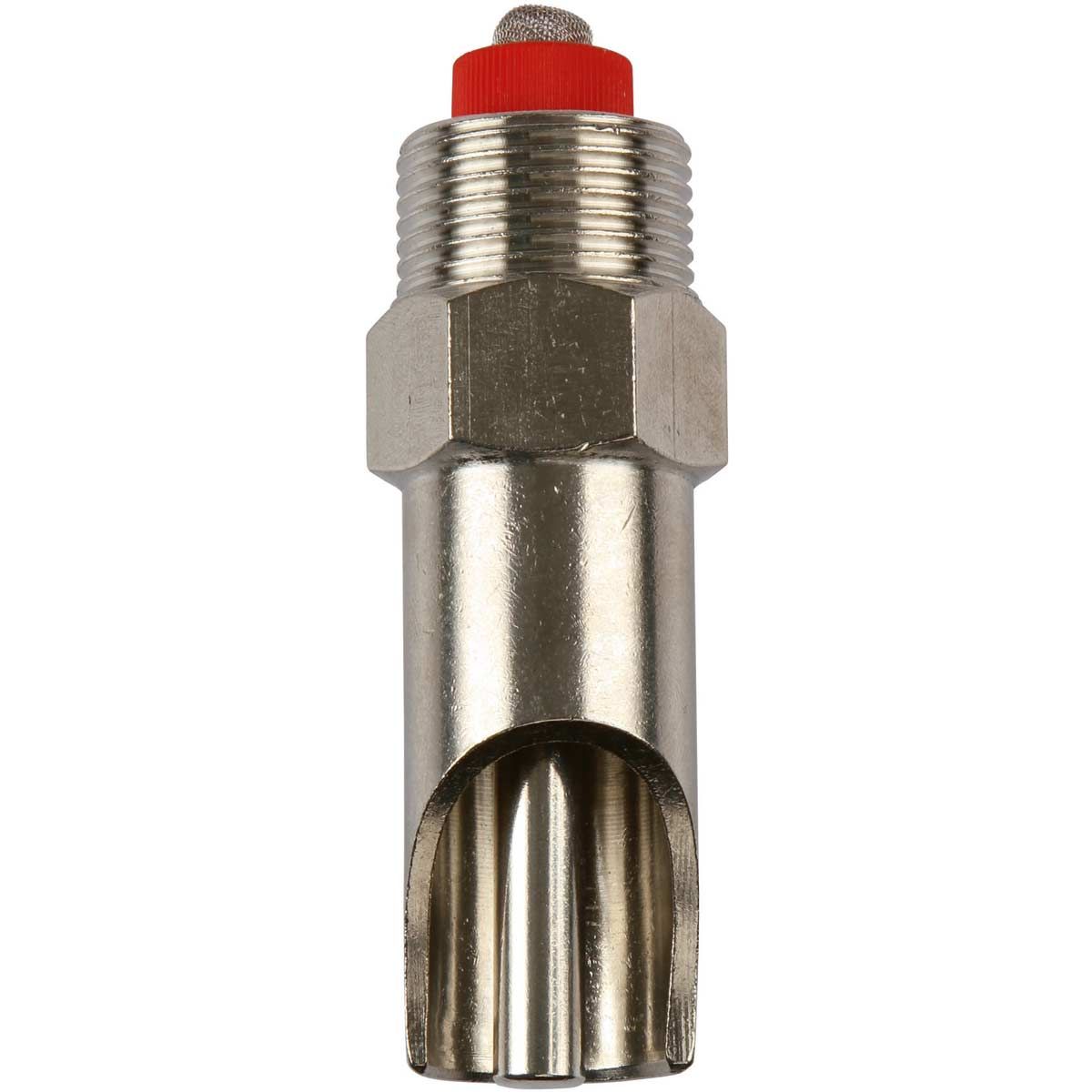 Kerbl Harapós Szopócső Rozsdamentes Acél Vékony Kúppal Sertéseknek, 3/4"-3/4"
