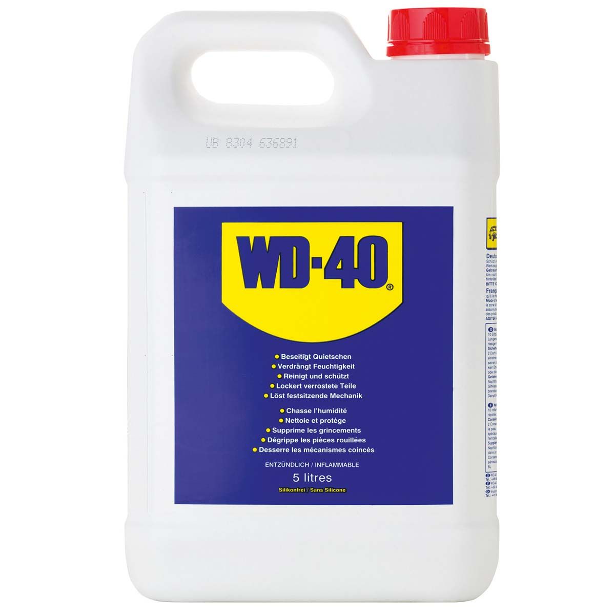 Produit multifonction WD-40 - dérouillant, lubrifiant et spray de contact, emballage