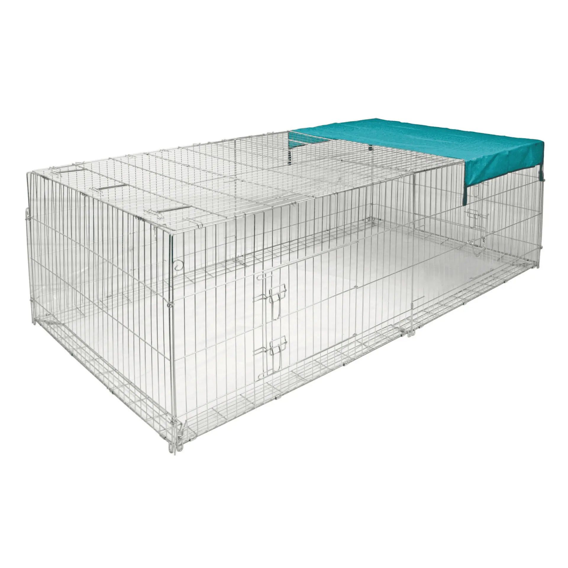 Kerbl Enclos avec barrière anti-fugue 230x115x70 cm