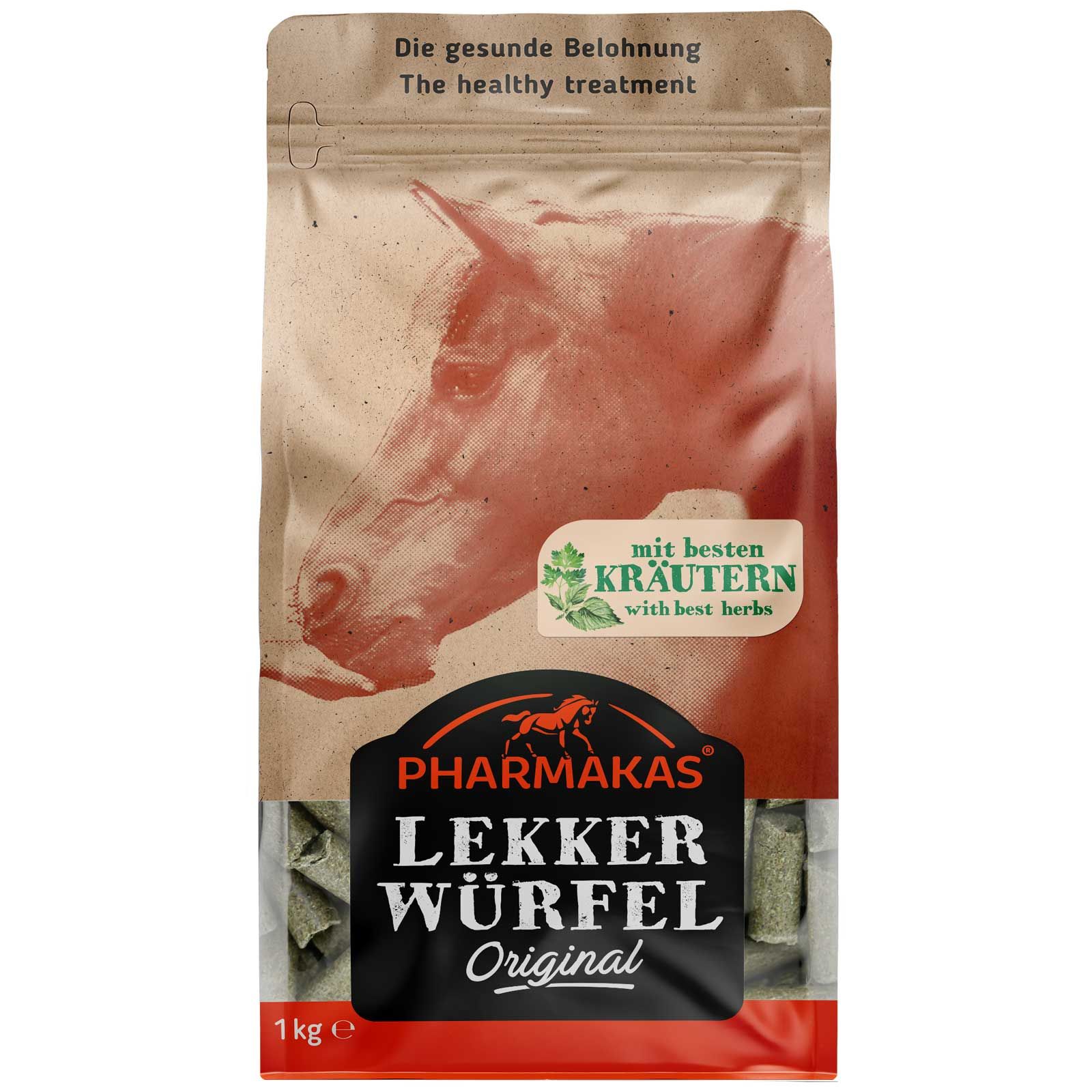 Pharmakas Biscotti per cavallo alle erbe 1 kg, confezione