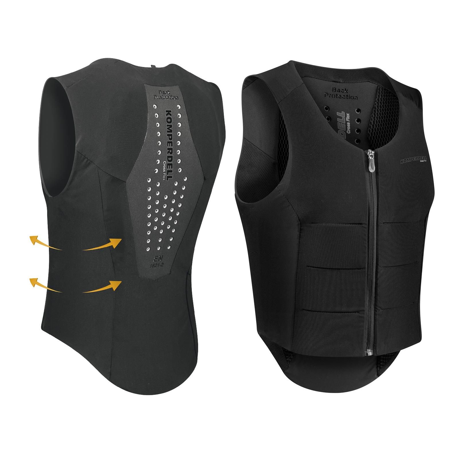 Protection dorsale d'équitation Komperdell Ballistic FlexFit Regular noir XS