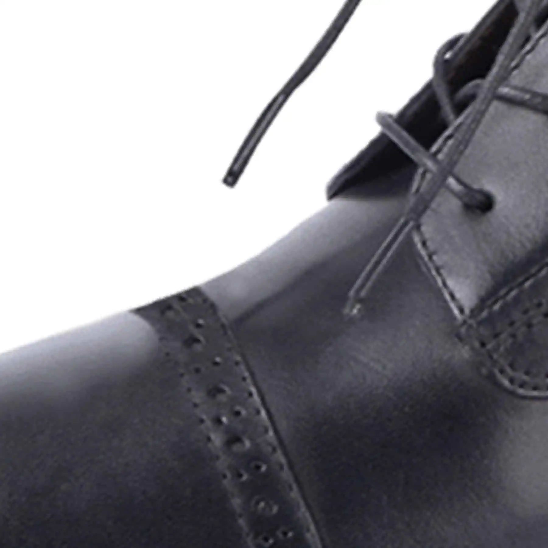 Bottines à lacets ELT Belfort, noires – fines et déperlantes, 39