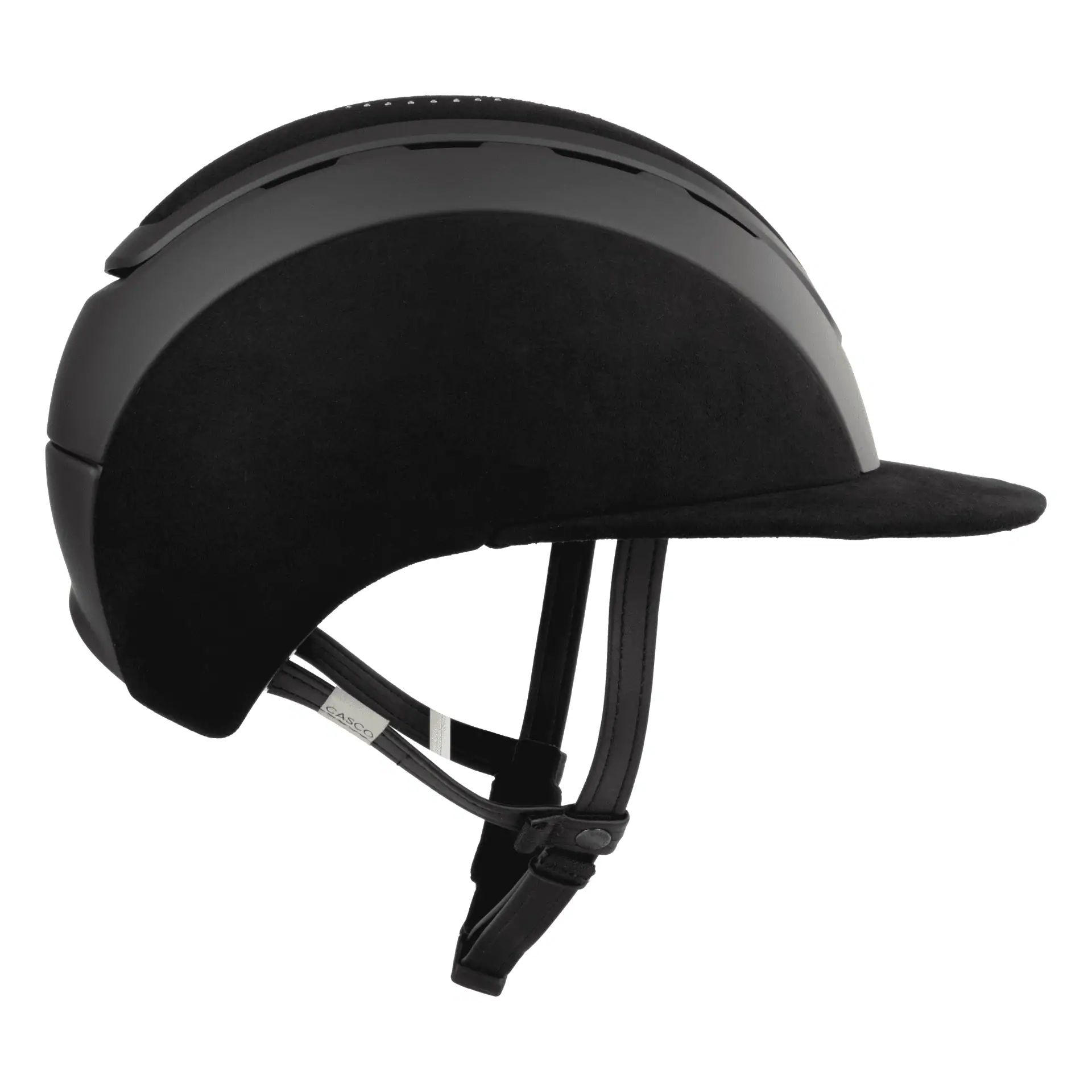 Casco Elite Iconic Riding Helmet, Swarovski Style & Protection, side view