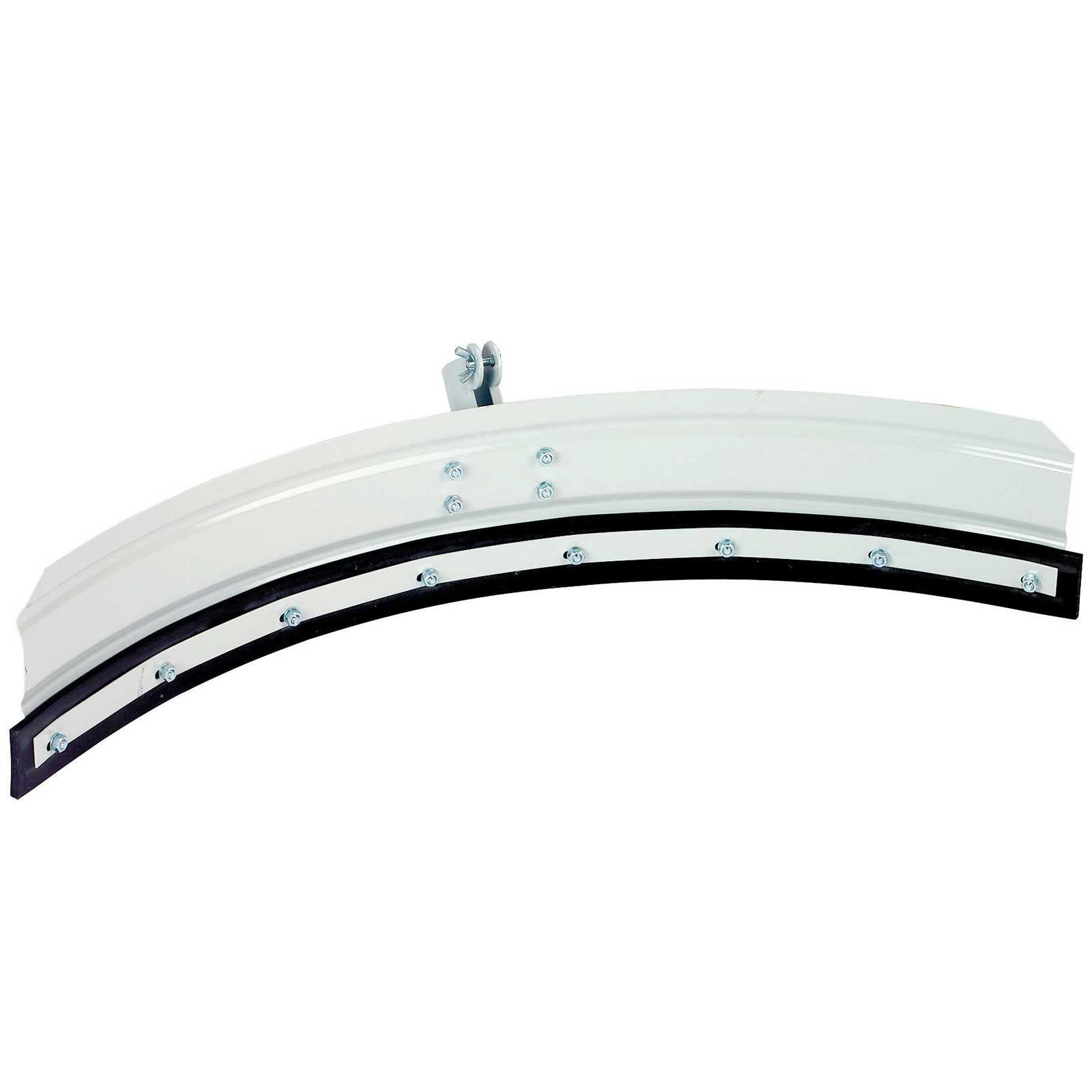Kerbl Semicircular Manure Scraper with Replaceable Fabric Rubber Blade