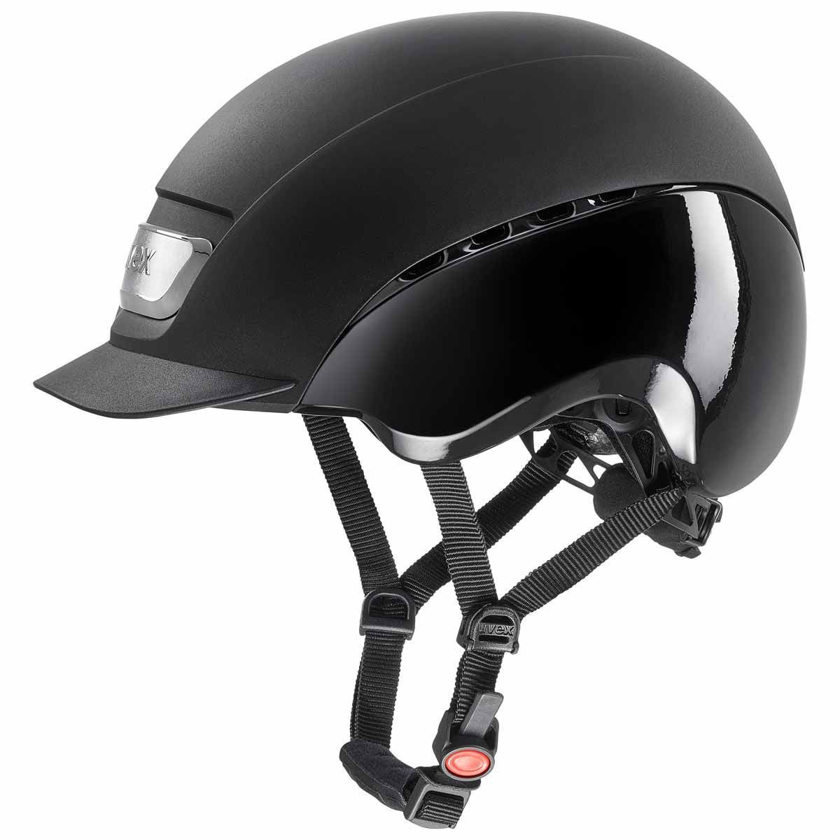 Casque d'équitation Uvex ELEXXION Pro noir mat-shiny L