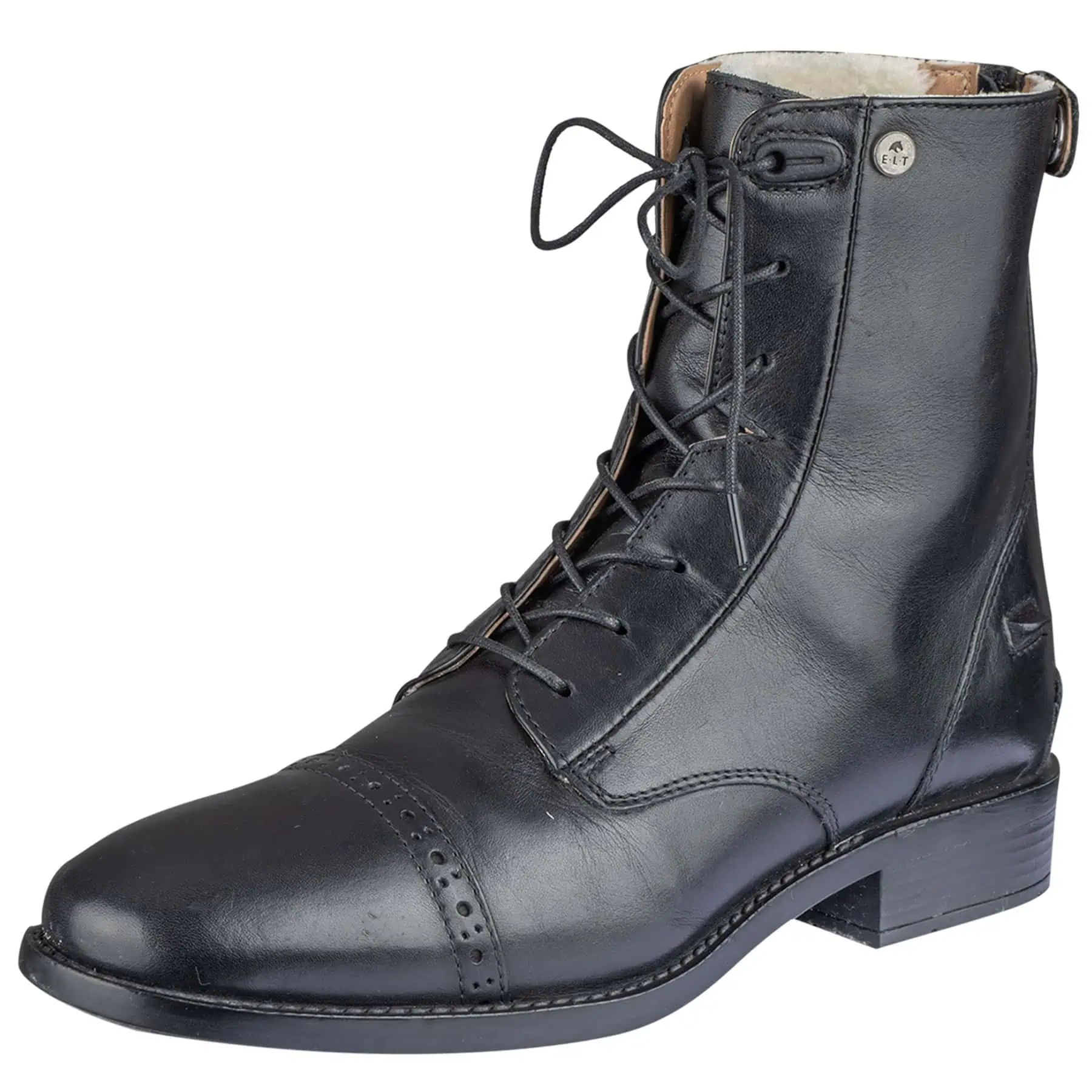 ELT Schnürstiefelette Belfort Winter, Reitstiefelette mit Glattleder, 39