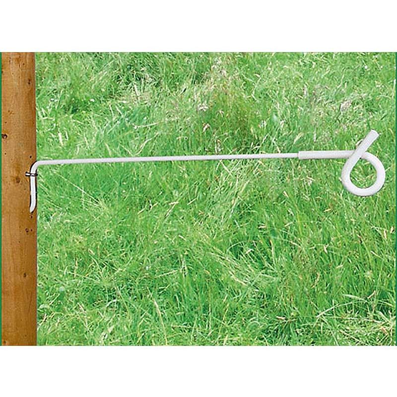AKO Isolatore distanziatore a ricciolo bianco, supporto 40 cm, 10 pz, in uso