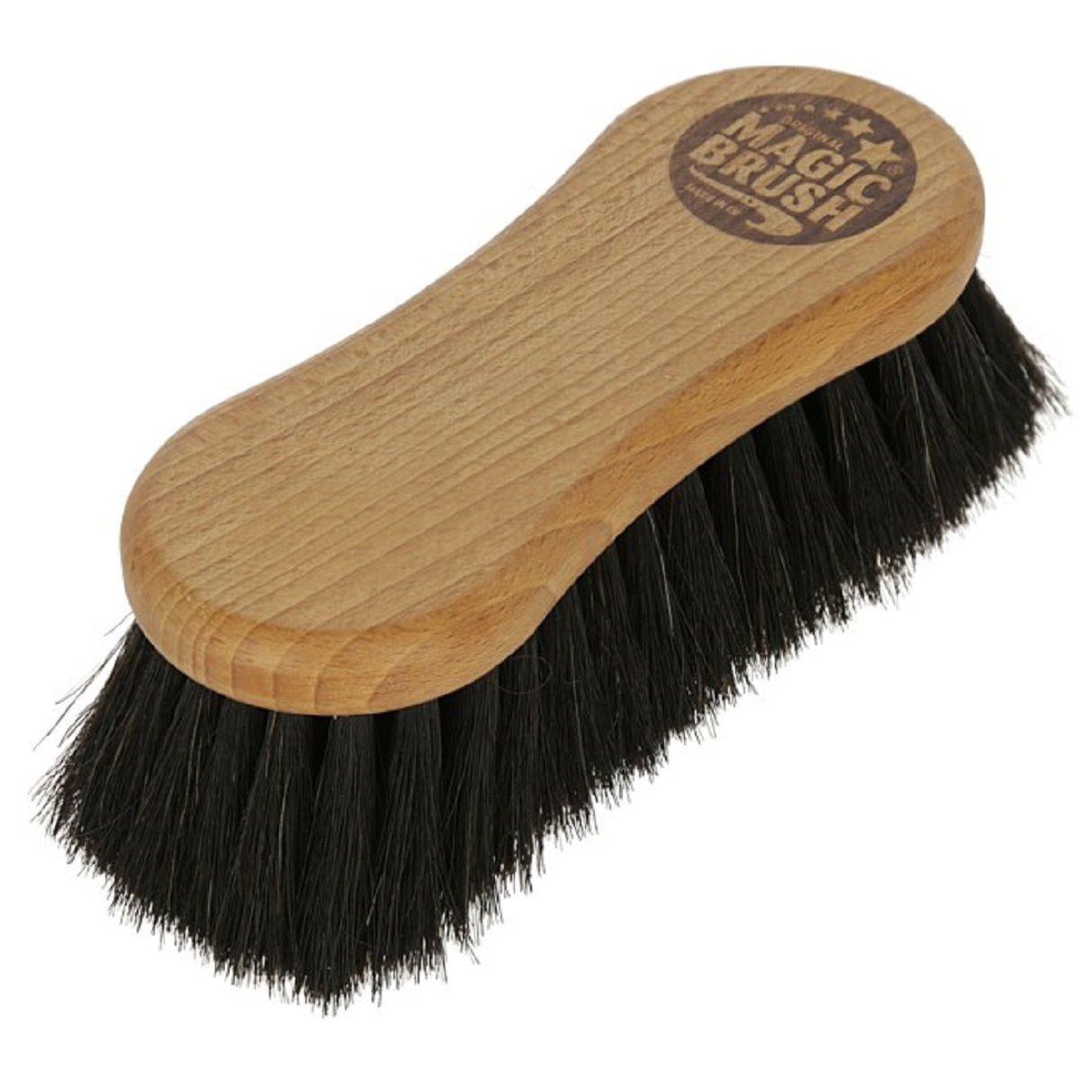 MagicBrush Fellglanzbürste Pferd, Rosshaar mit Buchenholz-Rücken