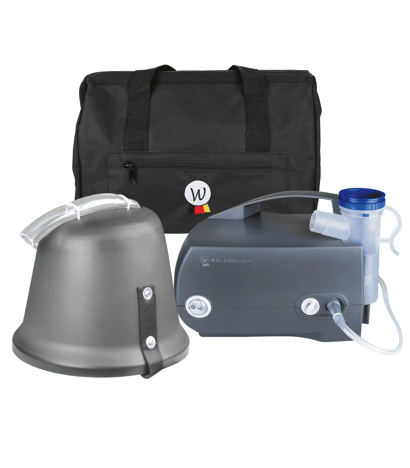 Waldhausen W-Health + Care inhalator för hästar, med mask, leveransinnehåll