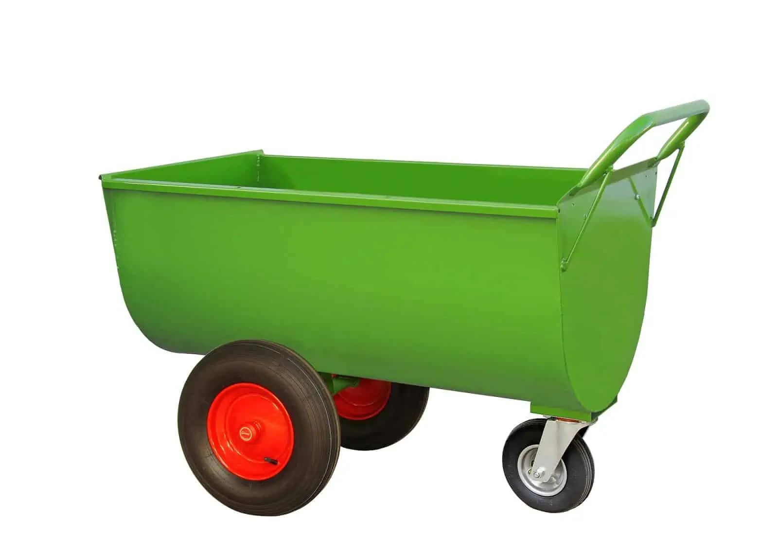 Growi Futterwagen Typ 200 LL, luftbereift, wasserdicht, Seitenansicht