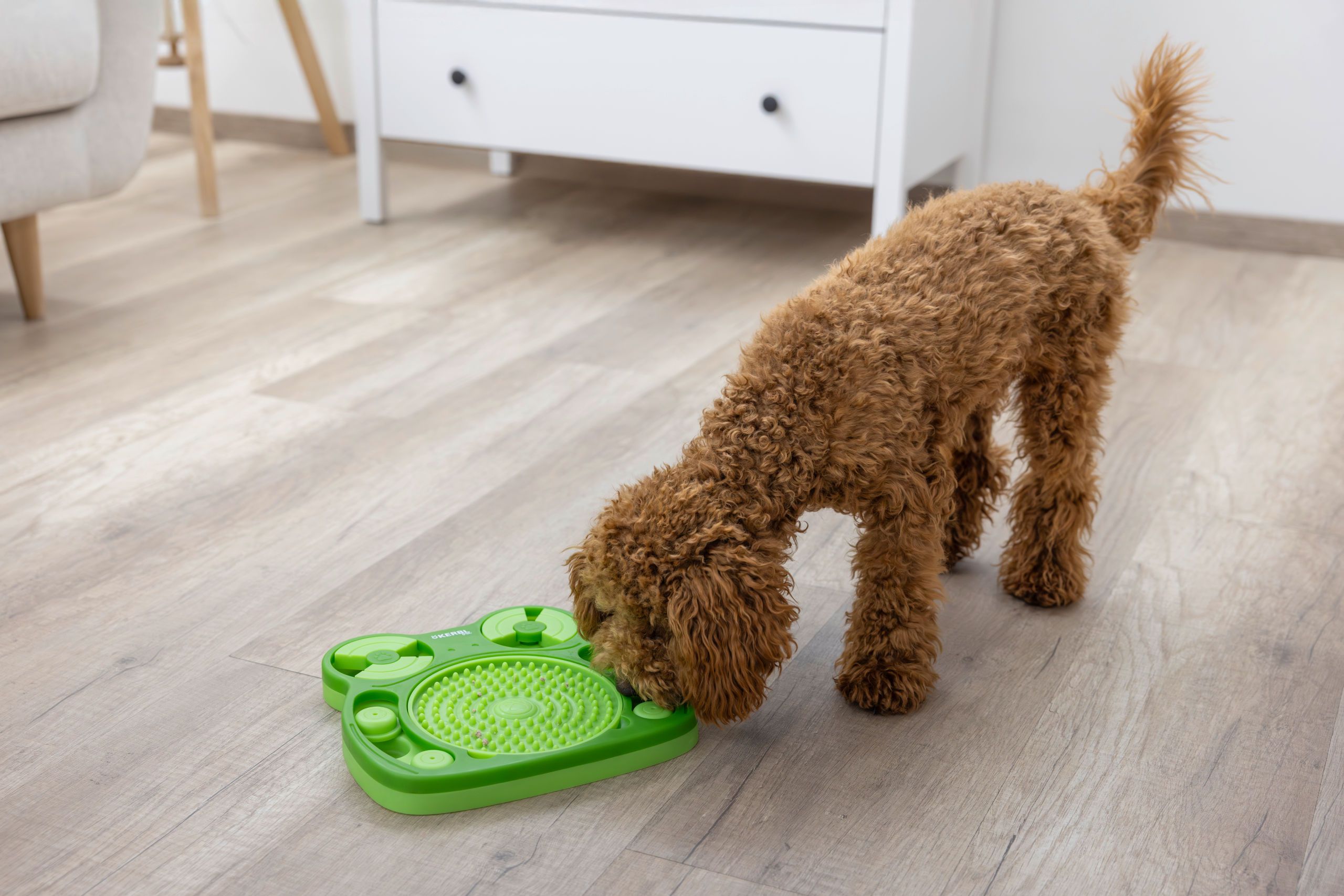  Hund, Spielzeug, Grünes Spielzeug, Puzzle-Spielzeug, Gummi-Topf