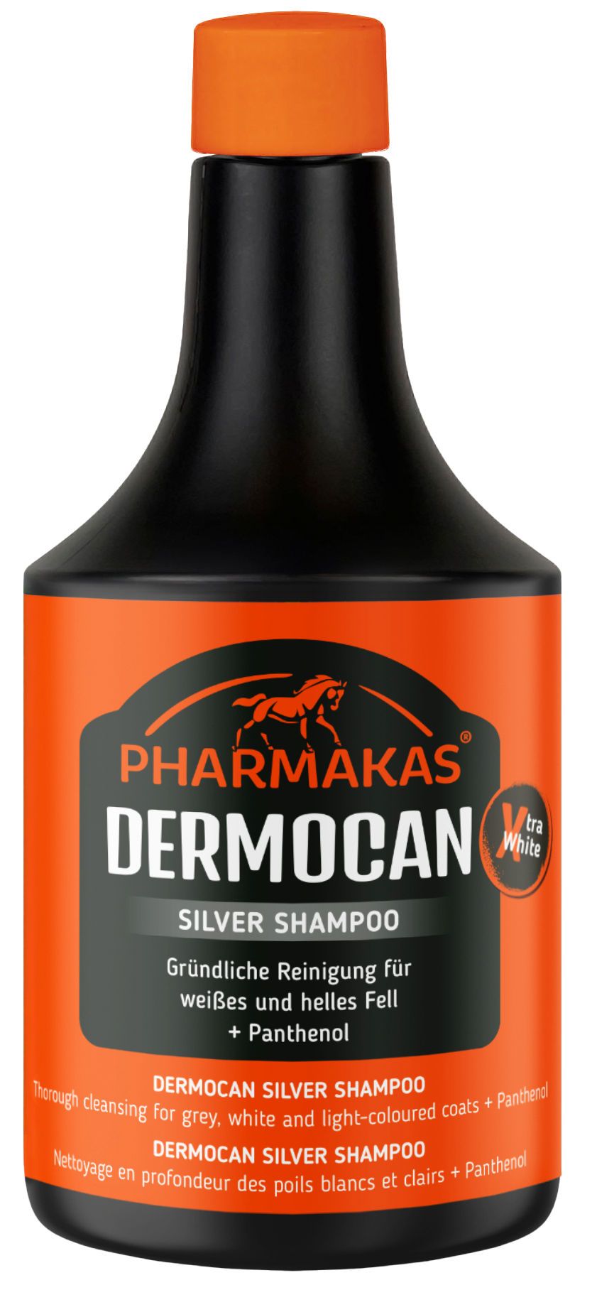 Haar, Shampoo, Silber, Flasche, Dermocan