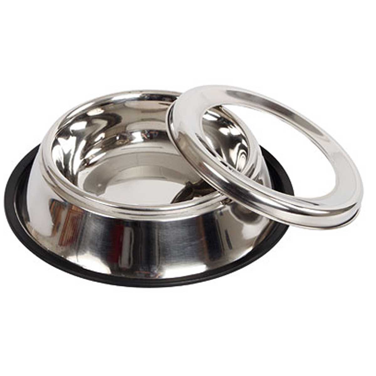 Kerbl Ecuelle en acier inoxydable anti-splash 900ml