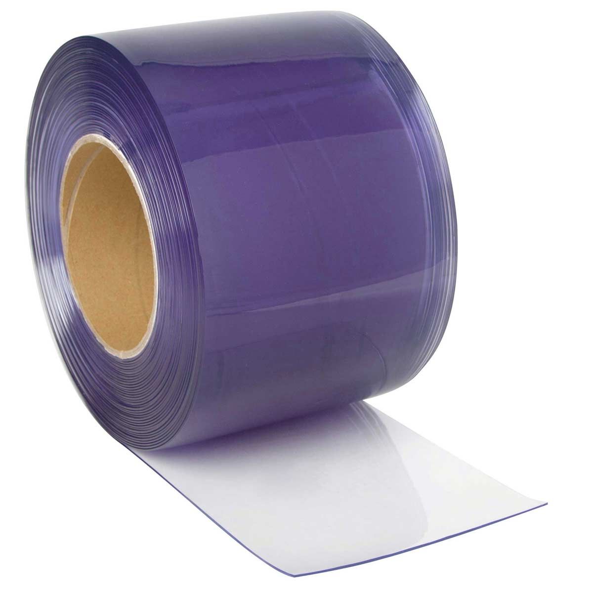 Rideau en PVC transparent 25 m x 20 cm x 2 mm