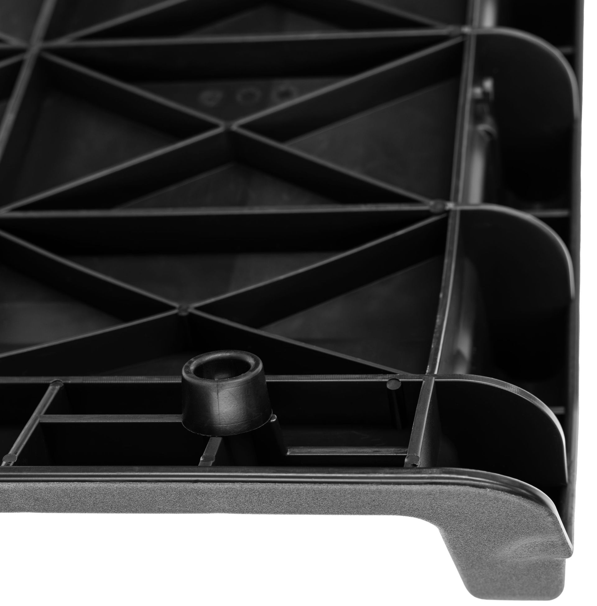 Kerbl Hunderampe klappbar, Einstiegshilfe, 157 x 40 cm, schwarz, Detailansicht, Material