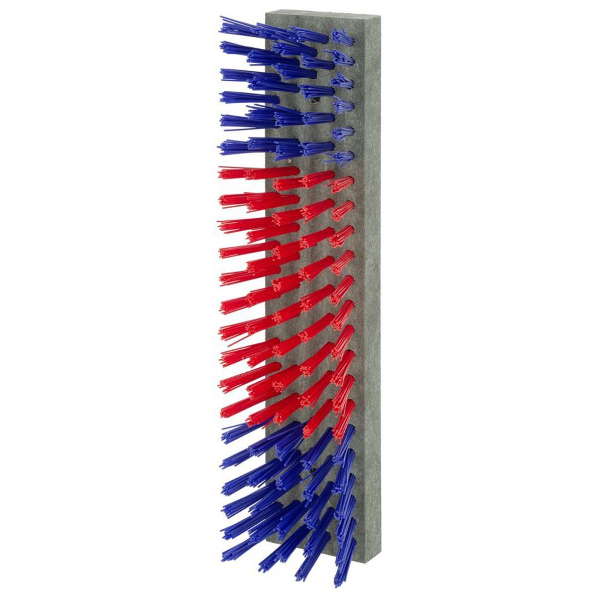 Brosse de rechange pour brosse à vache 50x10 cm, plastique, rouge-bleu