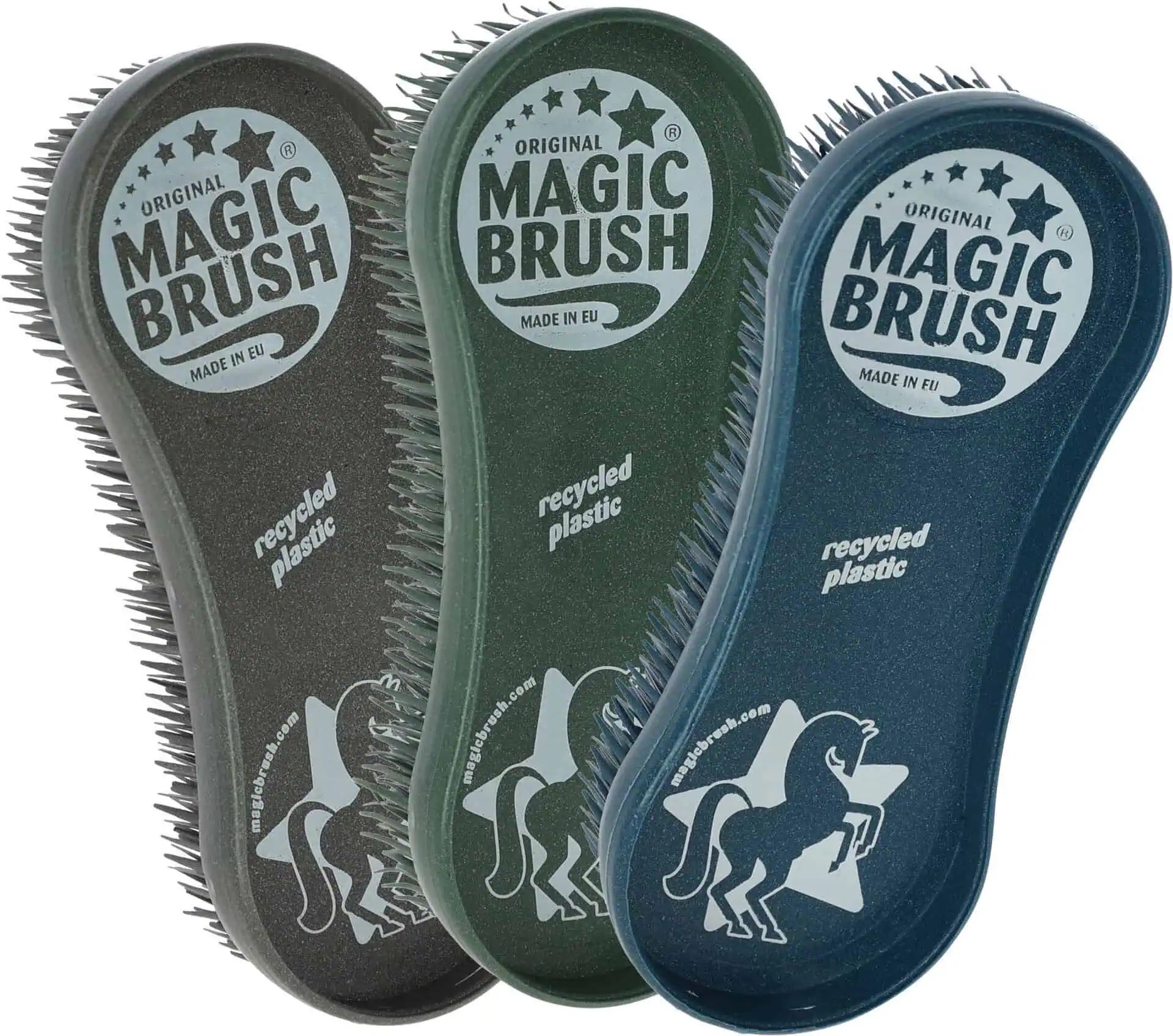 Set de brosses MagicBrush CornFlowers recyclé, 3 pièces, kit
