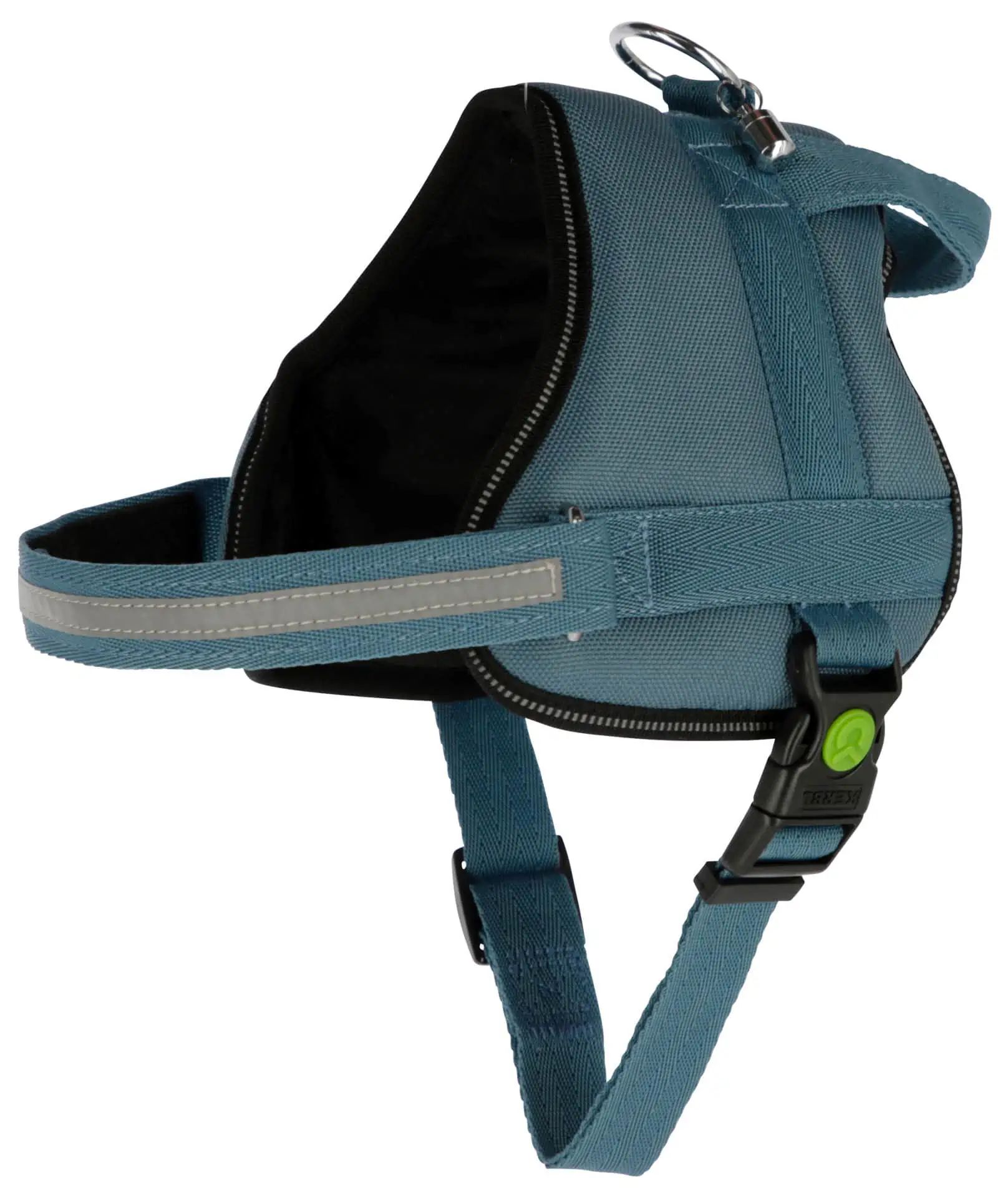 Kerbl Pet Dog Harness Maestro 2.0, Petrol, with ID Tube