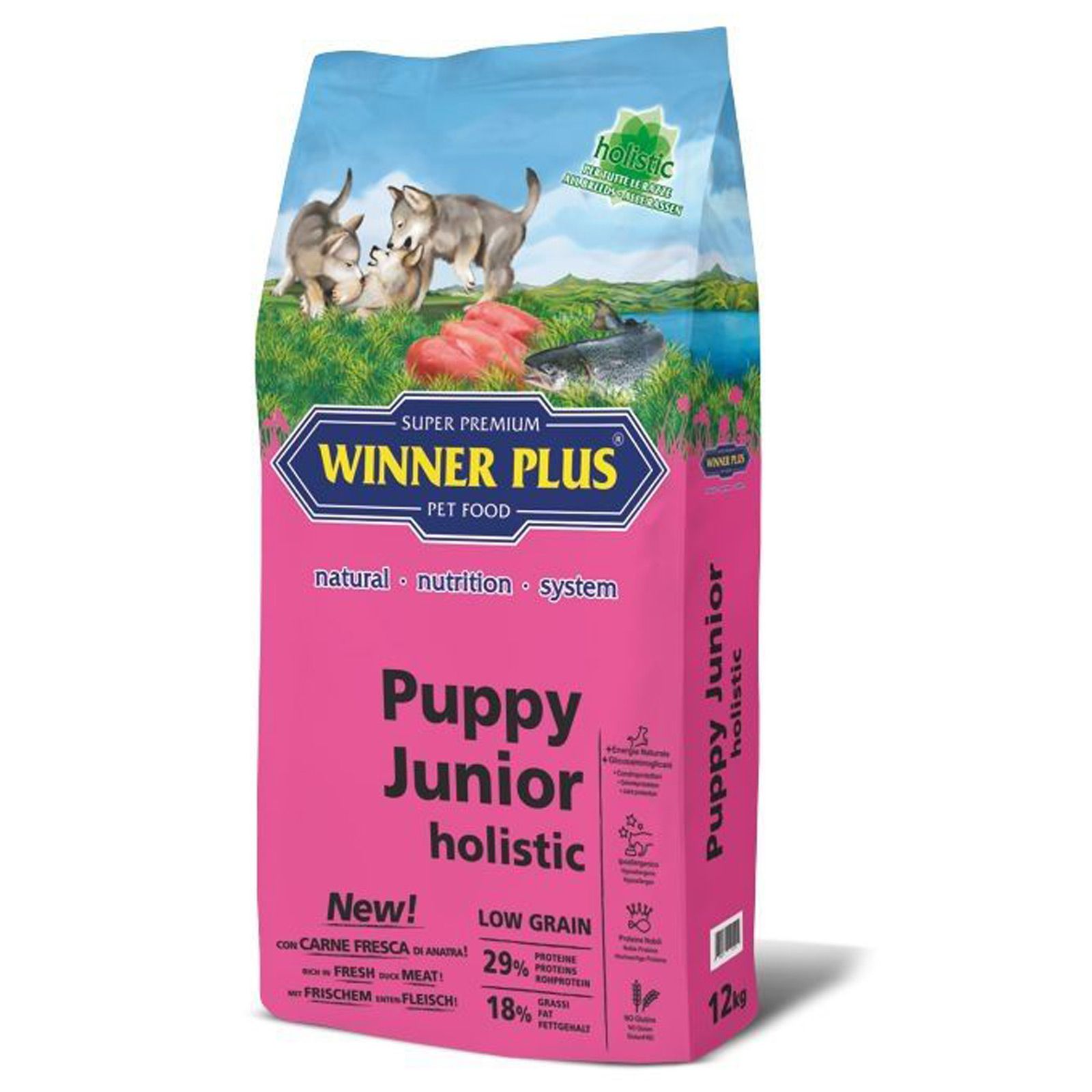 Winner Plus Holistic Puppy Junior, ambalaj
