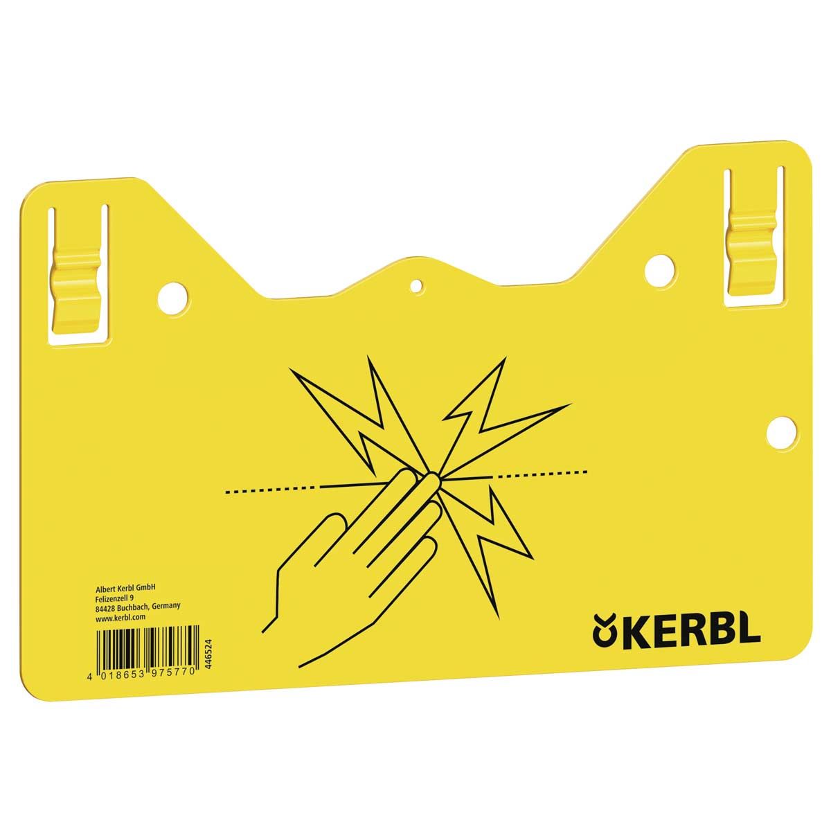 Kerbl Segnale di avvertimento "Attenzione! Recinzione elettrificata"