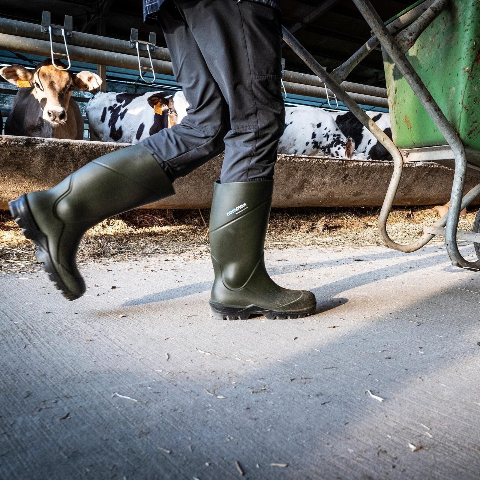 Nora Noramax PU-Sicherheitsstiefel S5 mit Stahlkappe, extrem leicht, Größe 46