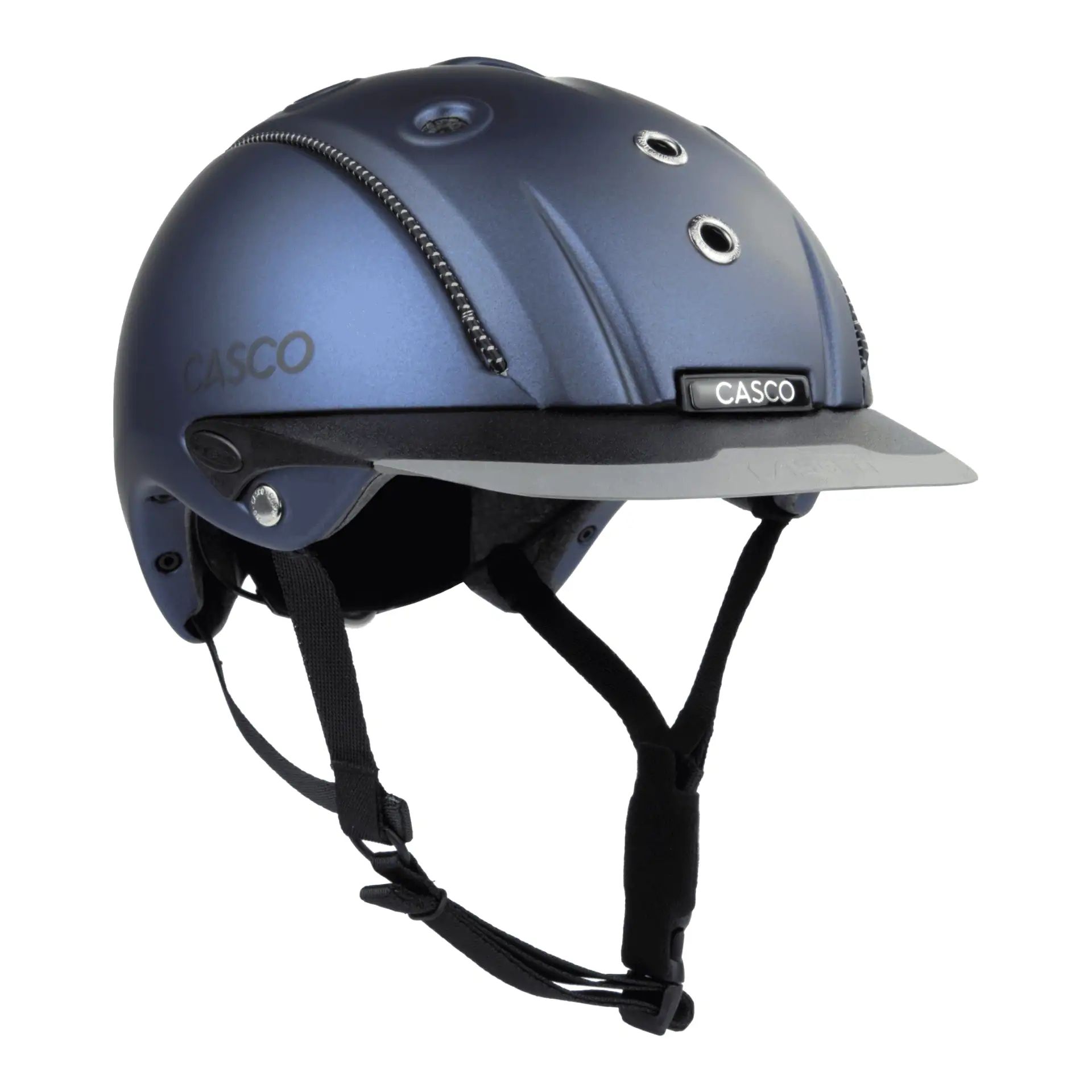 Casco Reithelm Mistrall Essential Prime, Reitsport Kopfschutz, 50-54, prime blue
