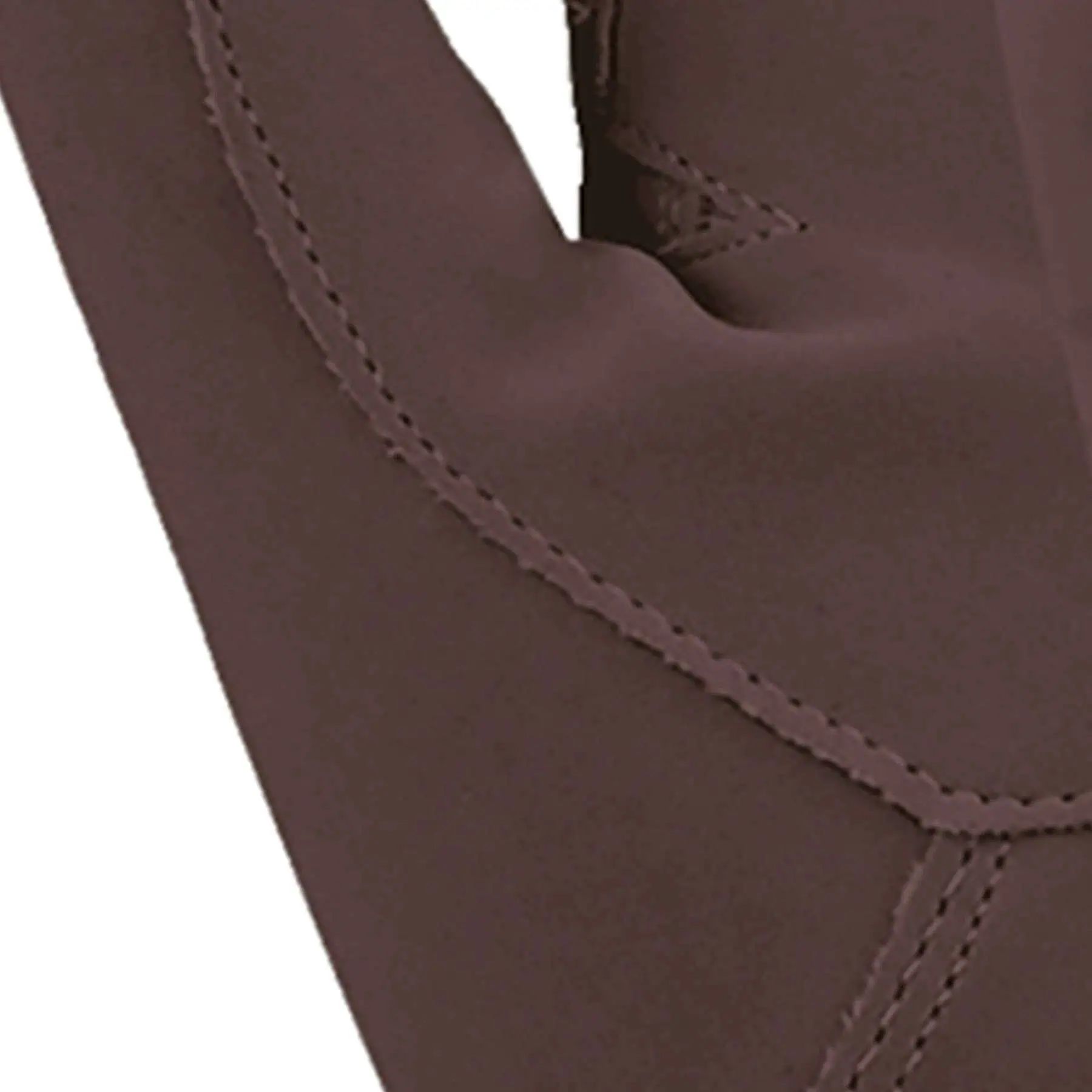 Gant d'équitation ELT Le Polyvalent, aspect daim, scratch, XL, marron