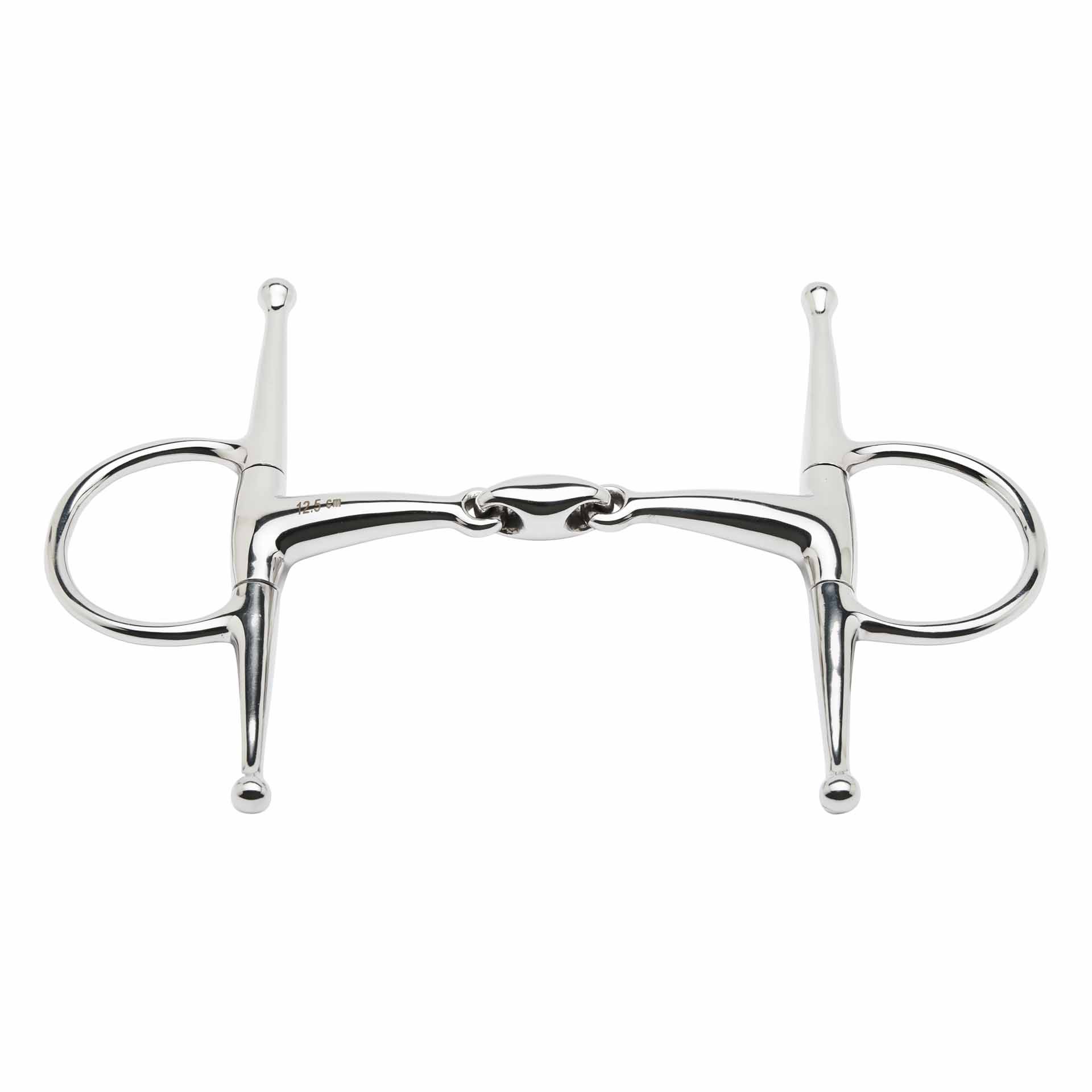 Mors de filet à branches BUSSE inox, 16 mm, brisure French-Link, produit en vrac