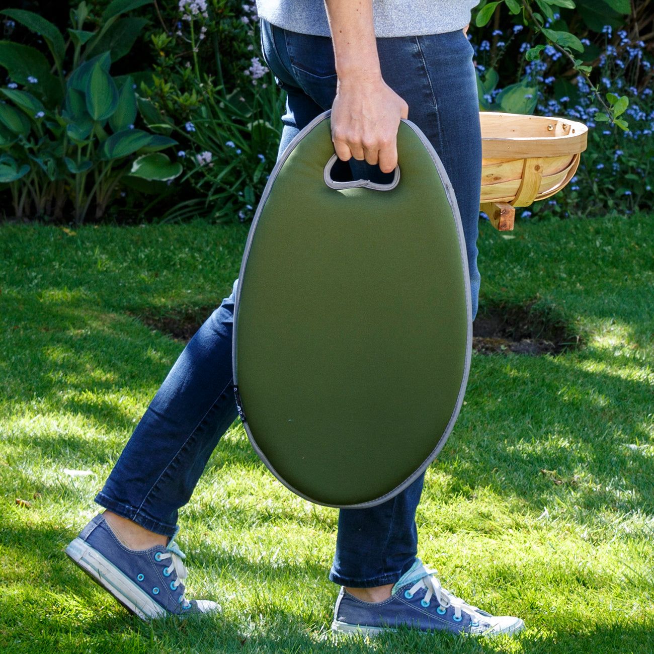 Burgon & Ball Kneelo Garden Kneeling Pad, Moss