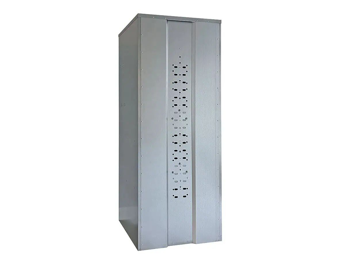 Growi Sattelschrank Western 190x75x75 cm Vorhangschloss