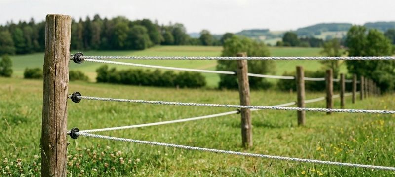 Cordelette pour clôture électrique