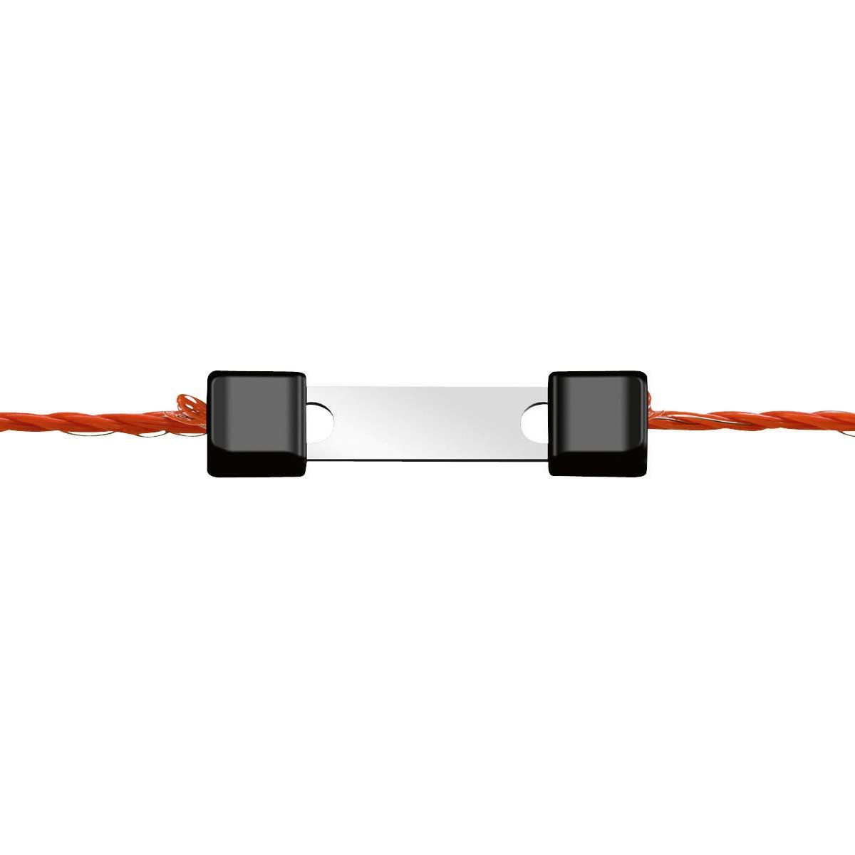 AKO Litzclip conector de fir 3 mm drept, inox, set 10 bucăți, patentat