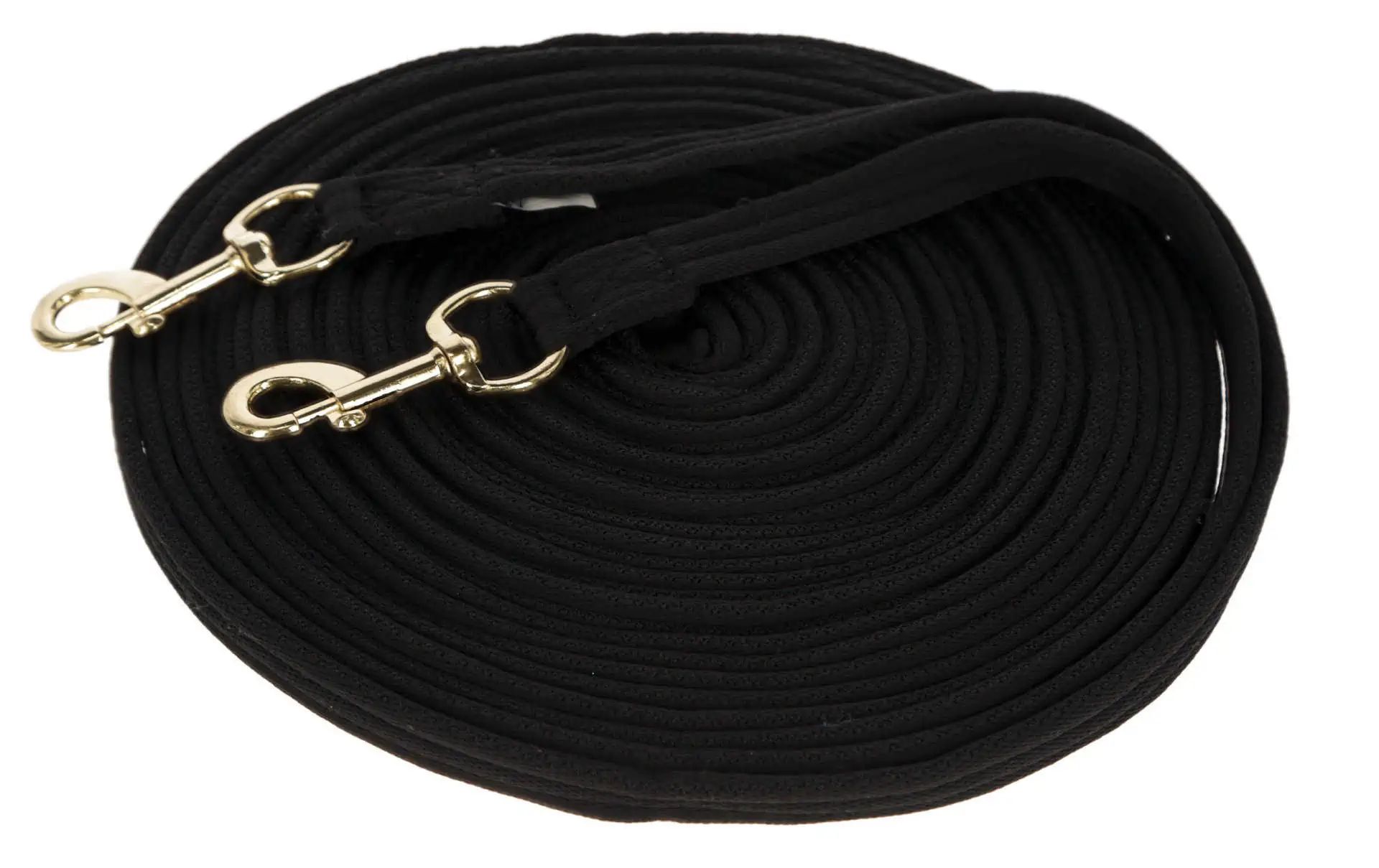 Dubbelt svart mjukt rep 17 m