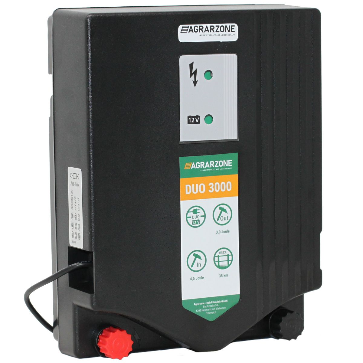 Agrarzone DUO 3000 Weidezaungerät 12V / 230V, 4,5 Joule