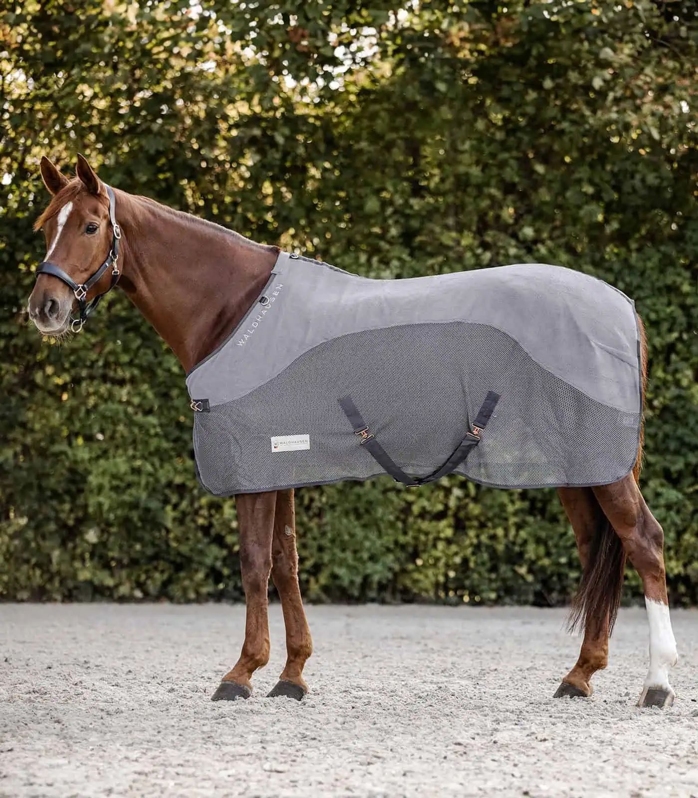 Waldhausen Fleece/Fliegendecke Comfort, grau, 145 cm