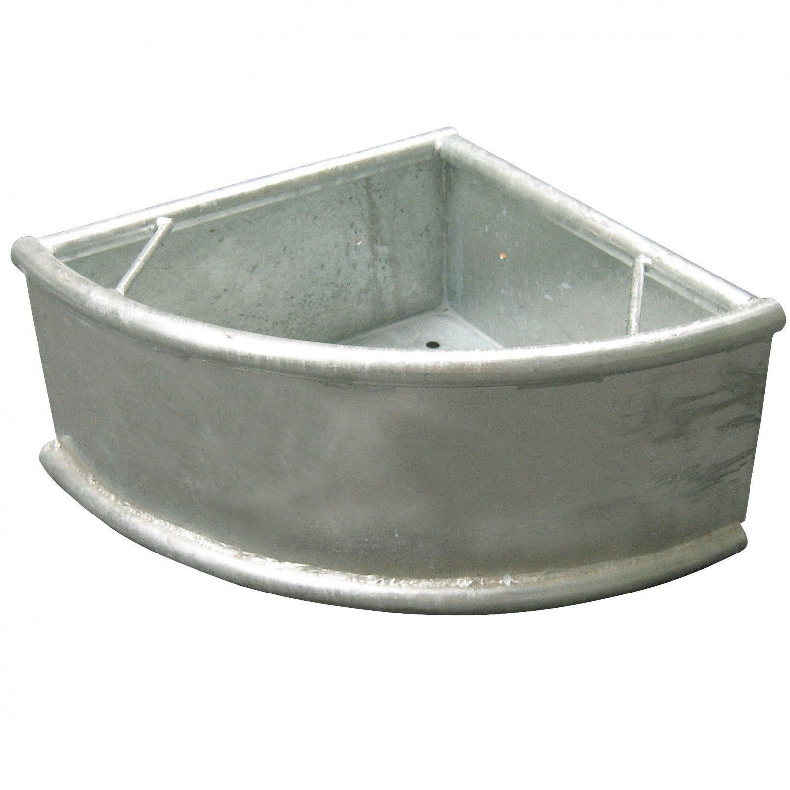 Trough triangular 35 litre galvanized