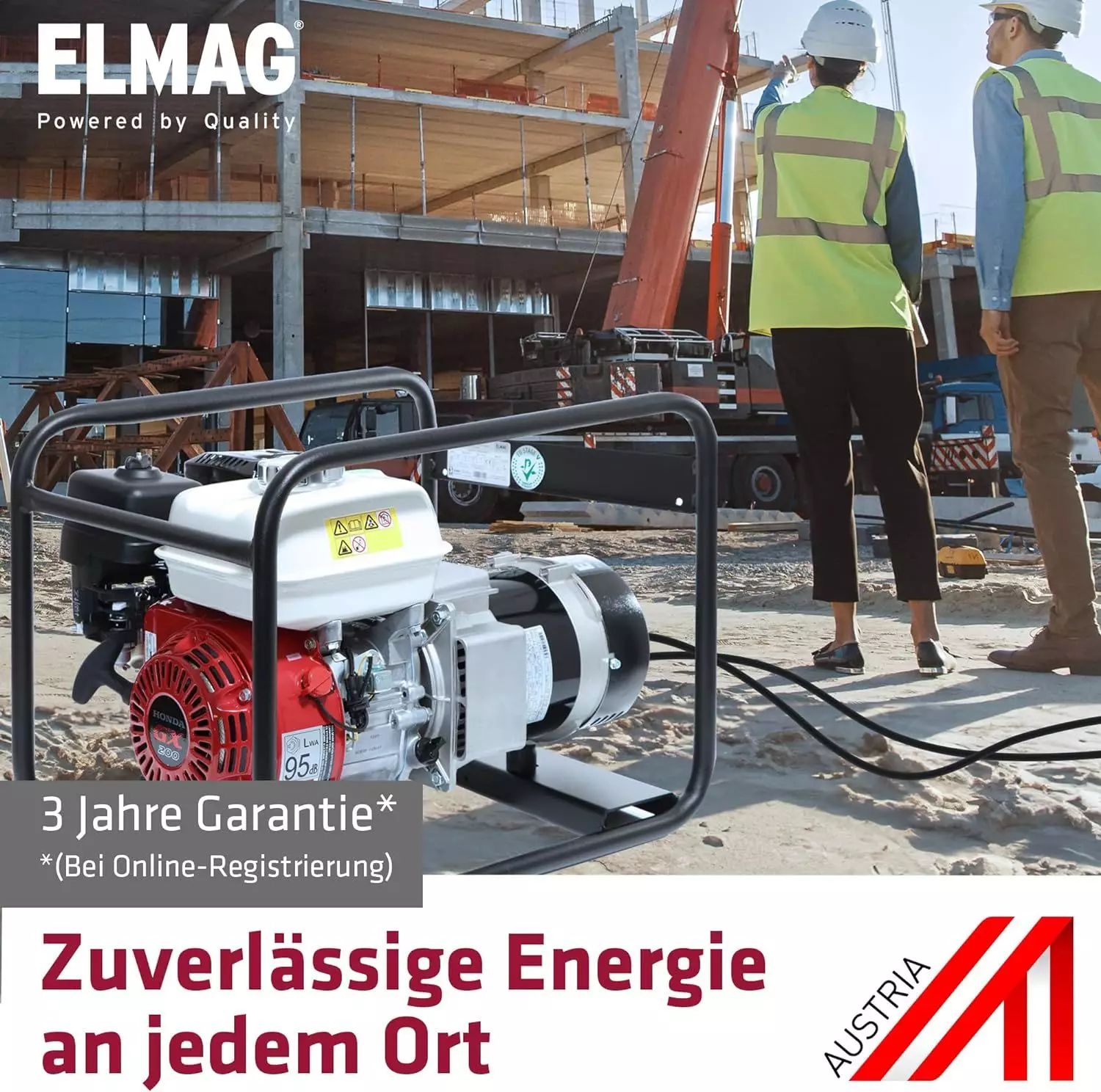 Elmag Generatore di corrente SEB 3300W-AVR, in uso