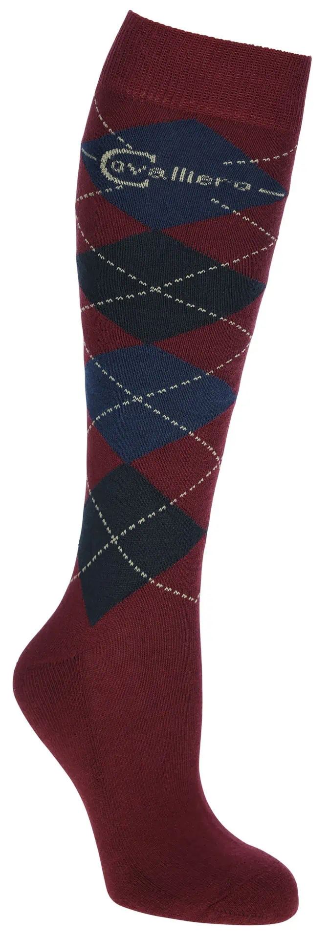 Reitstrümpfe Brescia, merlot/graphite, Gr. 34-36