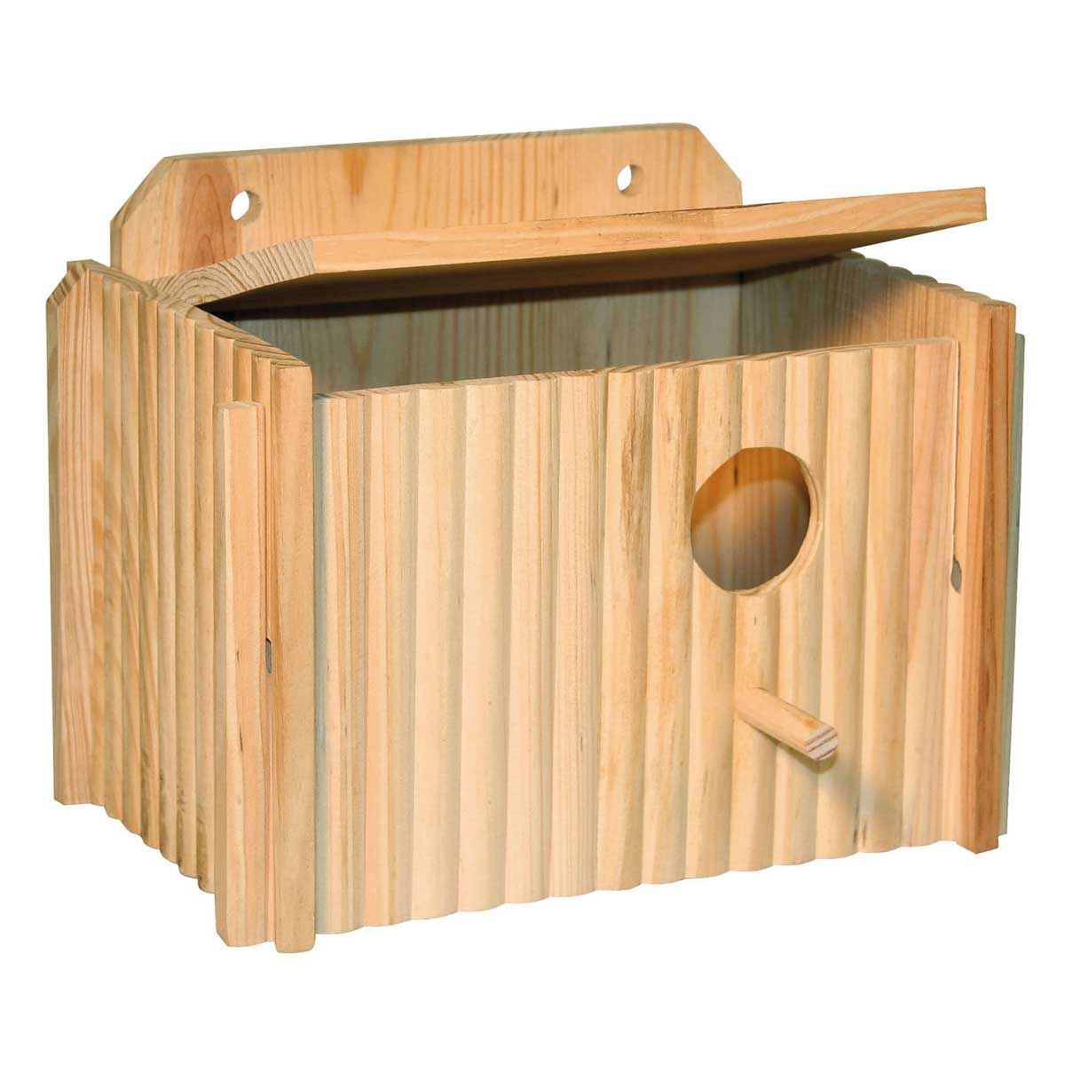 Kerbl Nistkasten für Sittiche 21 cm, Vorderansicht