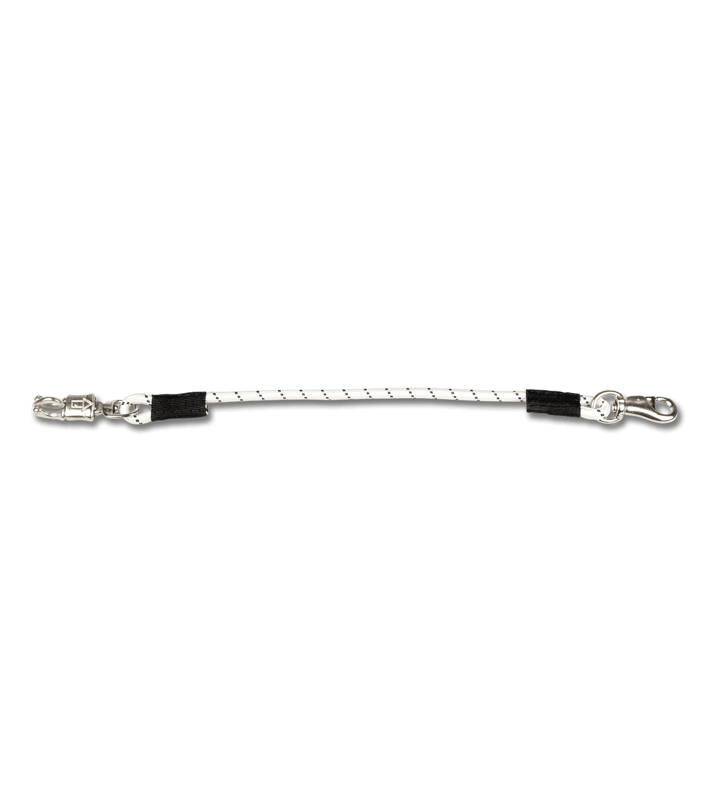 Waldhausen Attache élastique pour box et écurie, mousqueton antipanique, Noir, 90 cm