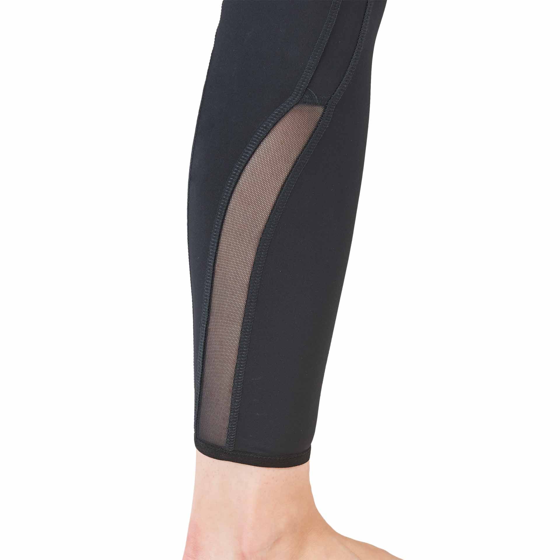Collant d'équitation BUSSE AIRY II, léger avec inserts mesh, détail, jambe